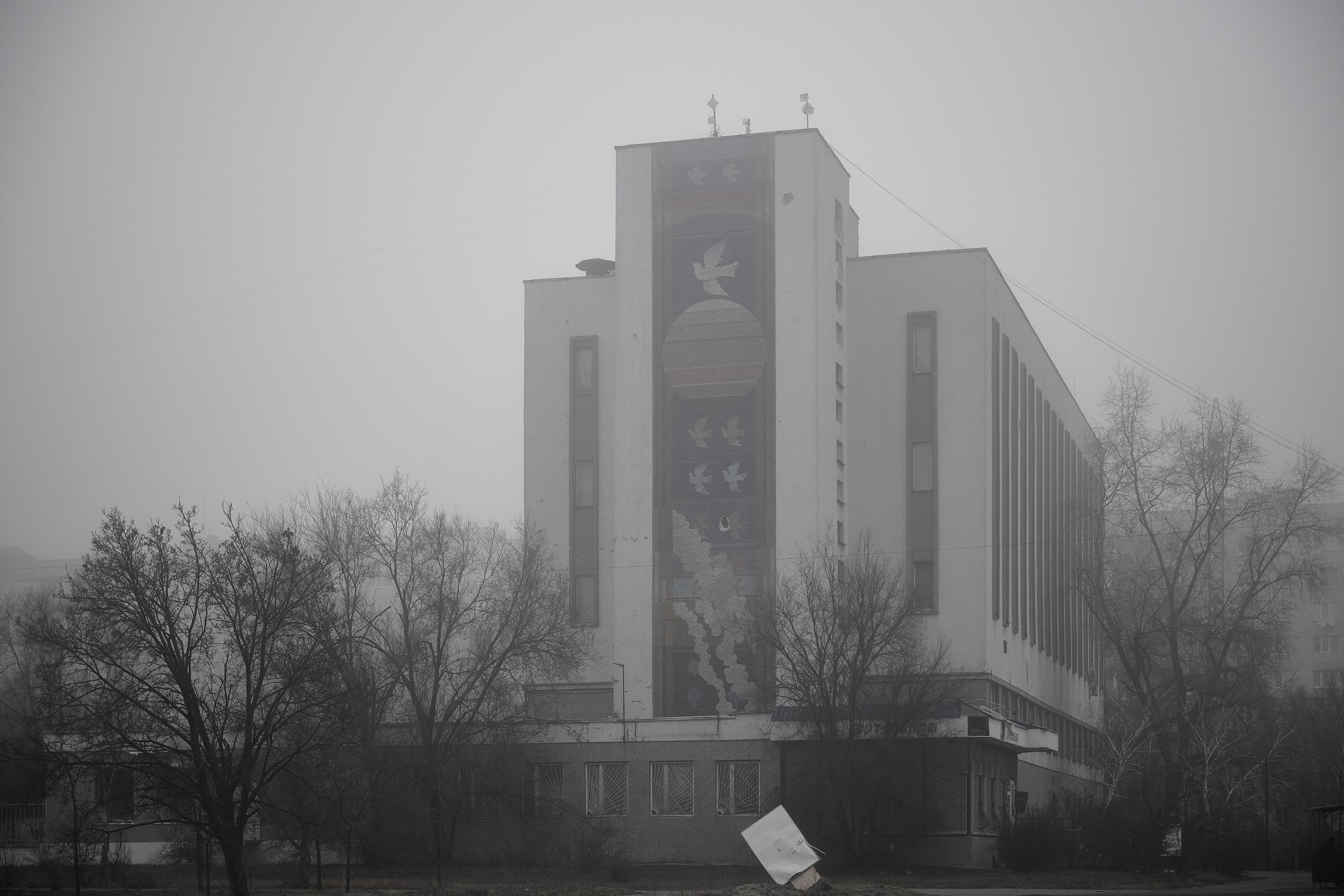 Дорога домой. Туман. Фотограф Роман Адлер