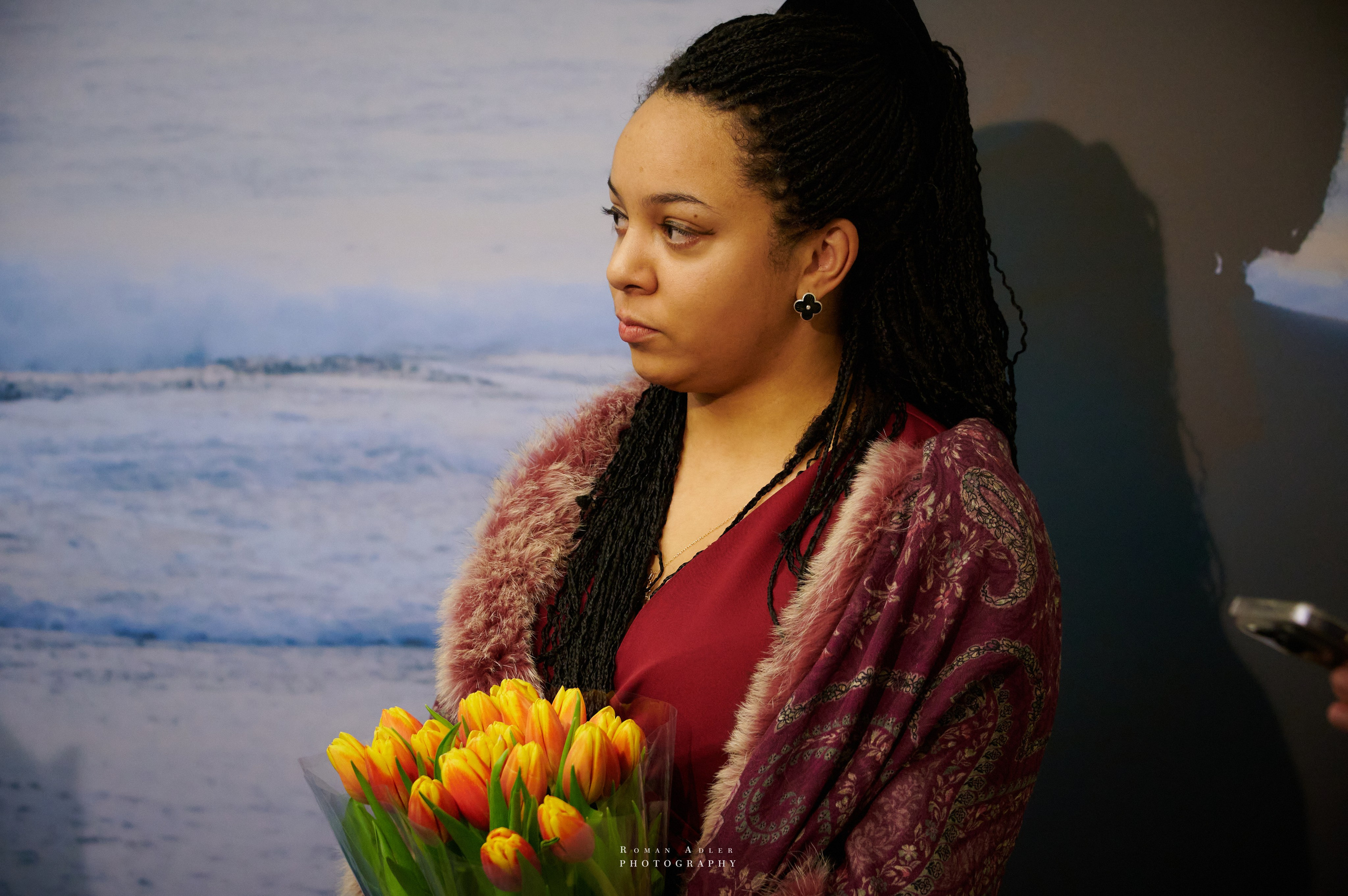 Режисер Дарья де Консейсао на презентации фильма «Black to USSR» в МИД России. Фоторепортаж Роман Адлер. Фотограф Роман Адлер. Дарья де Консейсао. 