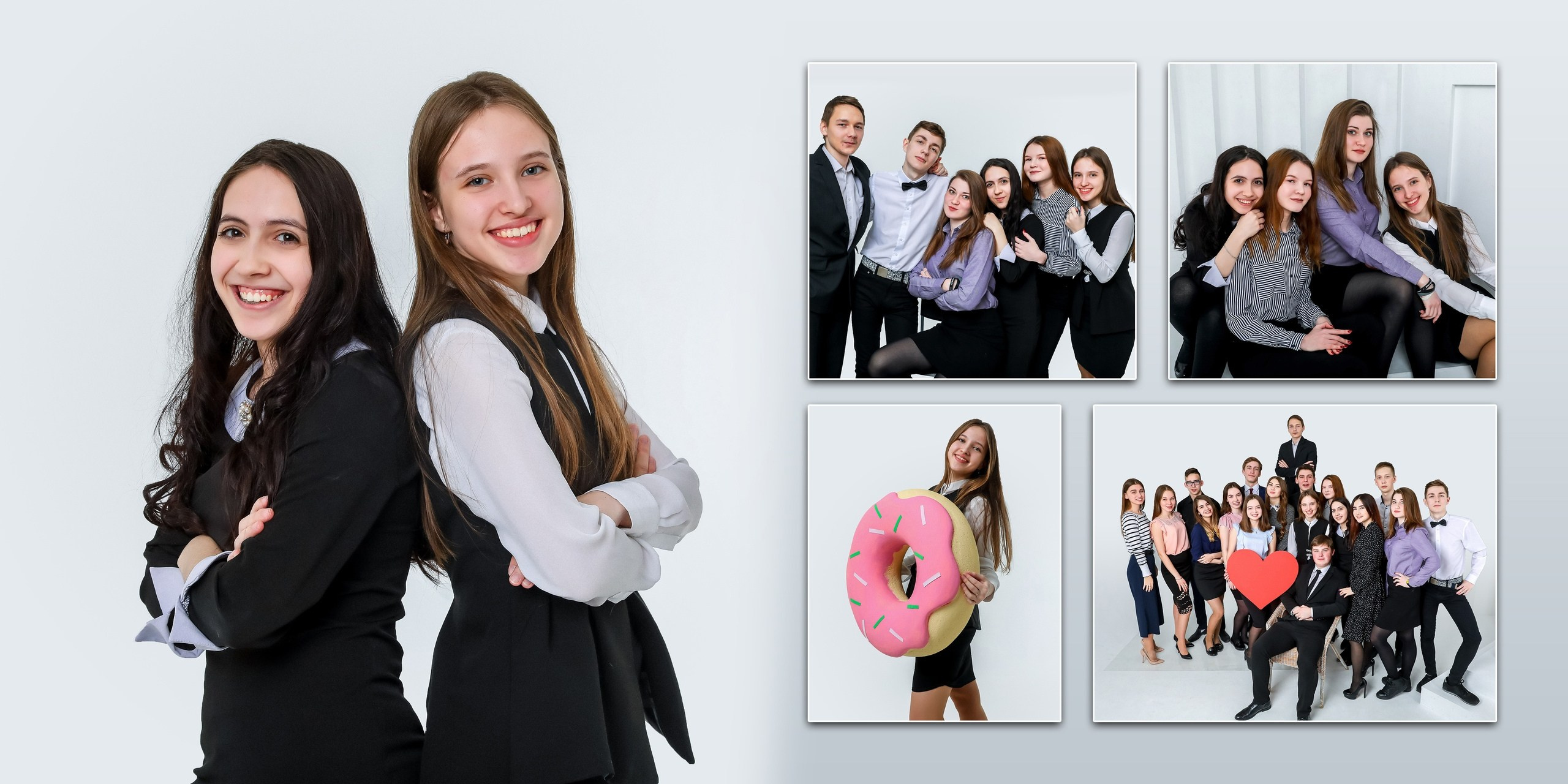 Варианты альбомов для старших классов. Выпускные альбомы в Казани фотограф Сергей Жегалов