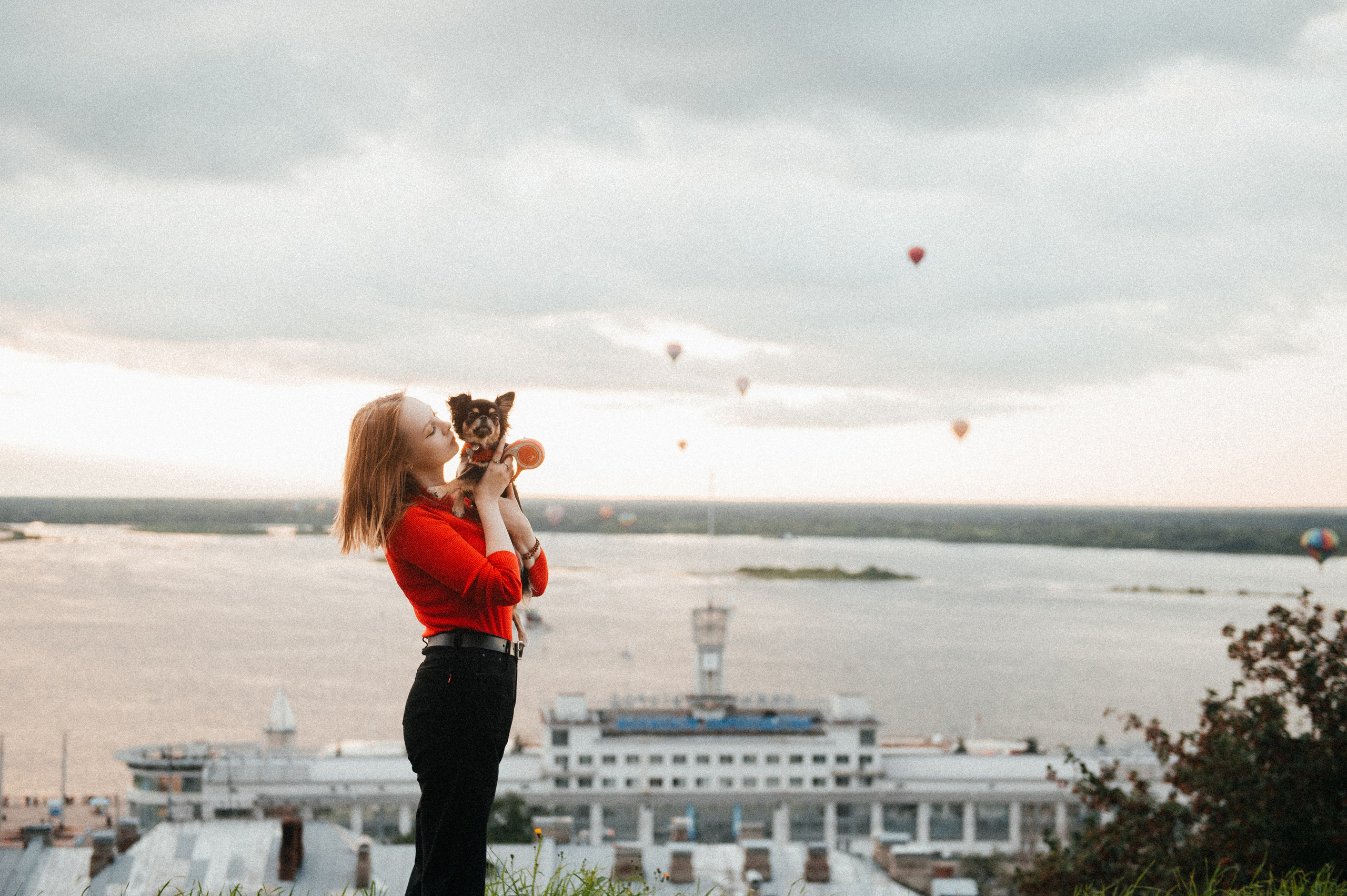 Лера, Илья и чихуахуа Наоми (Нижний Новгород, 2024). Анна Пушина, фотограф, Москва, Королев, Пушкино