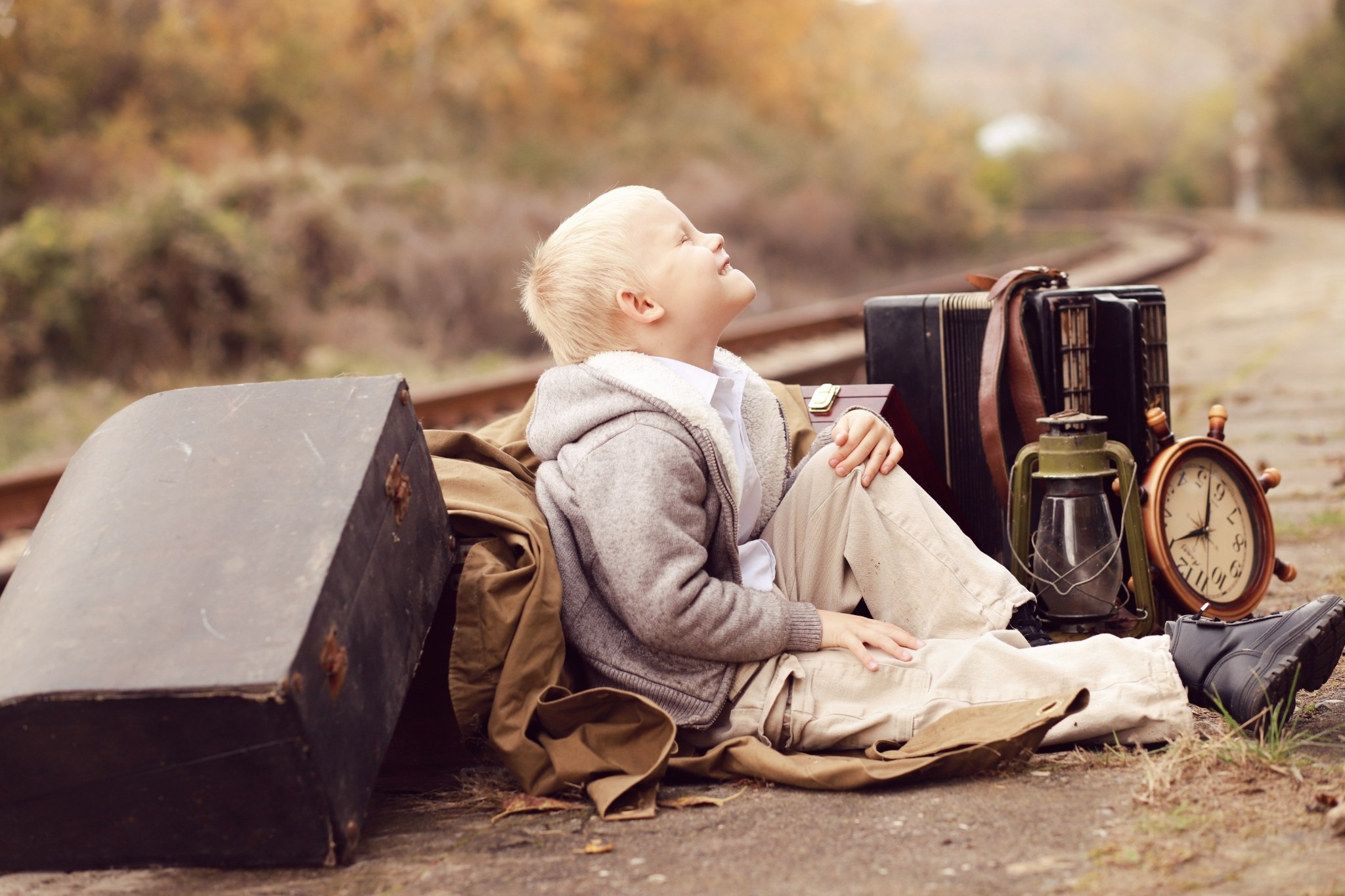 Детская фотосессия «Дорога дальняя». Детский взгляд с Ольгой Мязиной / Детский фотограф / г. Майкоп / ЮФО