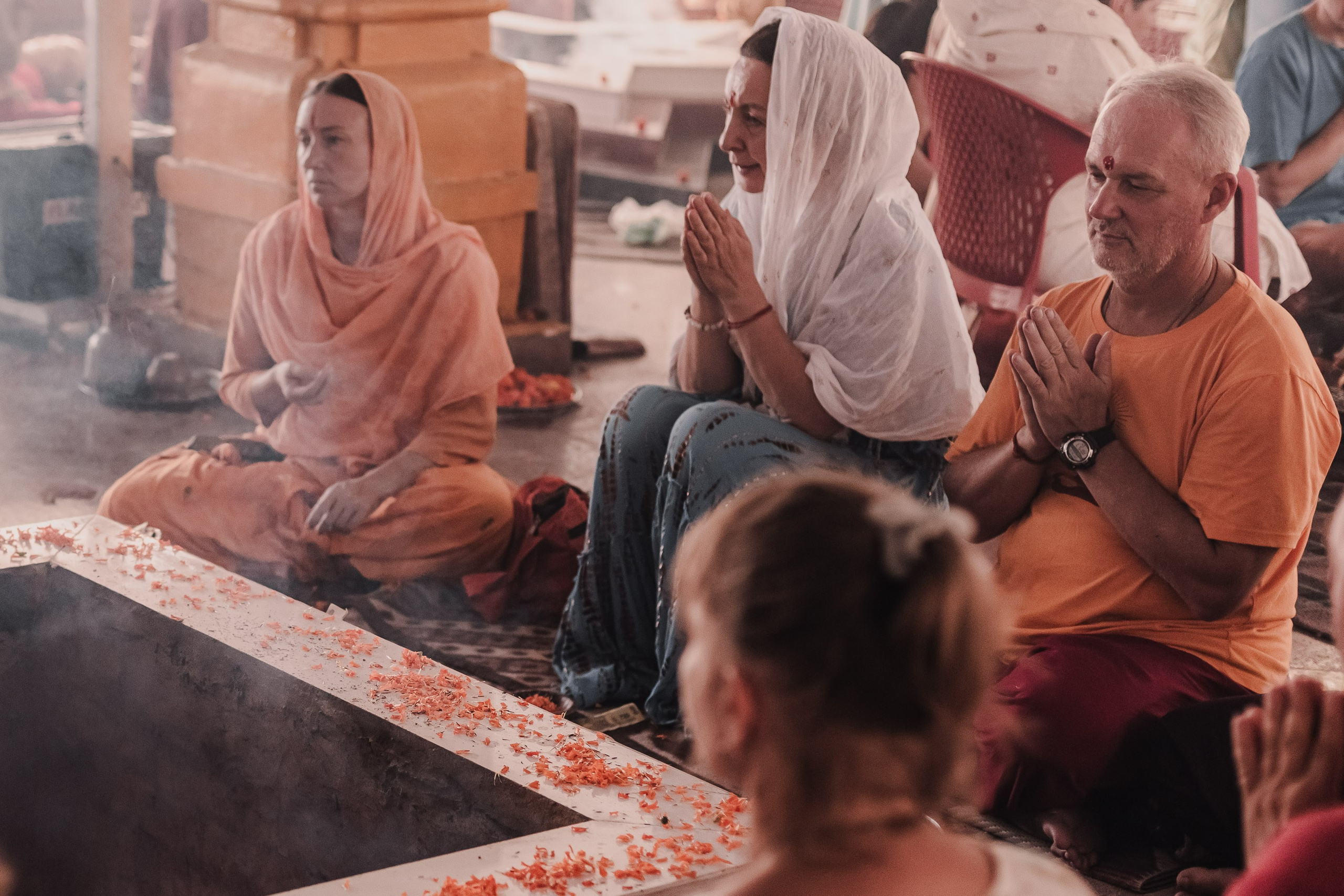 Navaratri yajna at Devraha Baba Ji ashram. Мариам Багдасарян