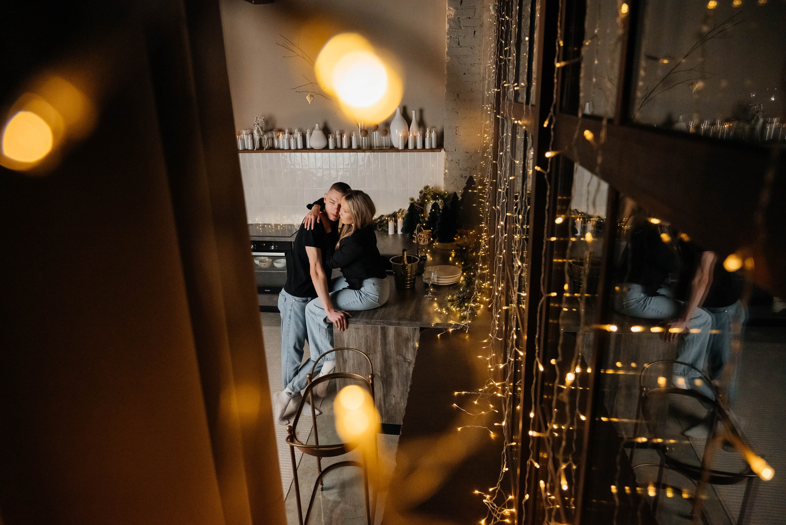 Новогодняя съёмка для Виктории и Вадима. Свадебный и семейный фотограф г. Ярославль Савинская Анастасия