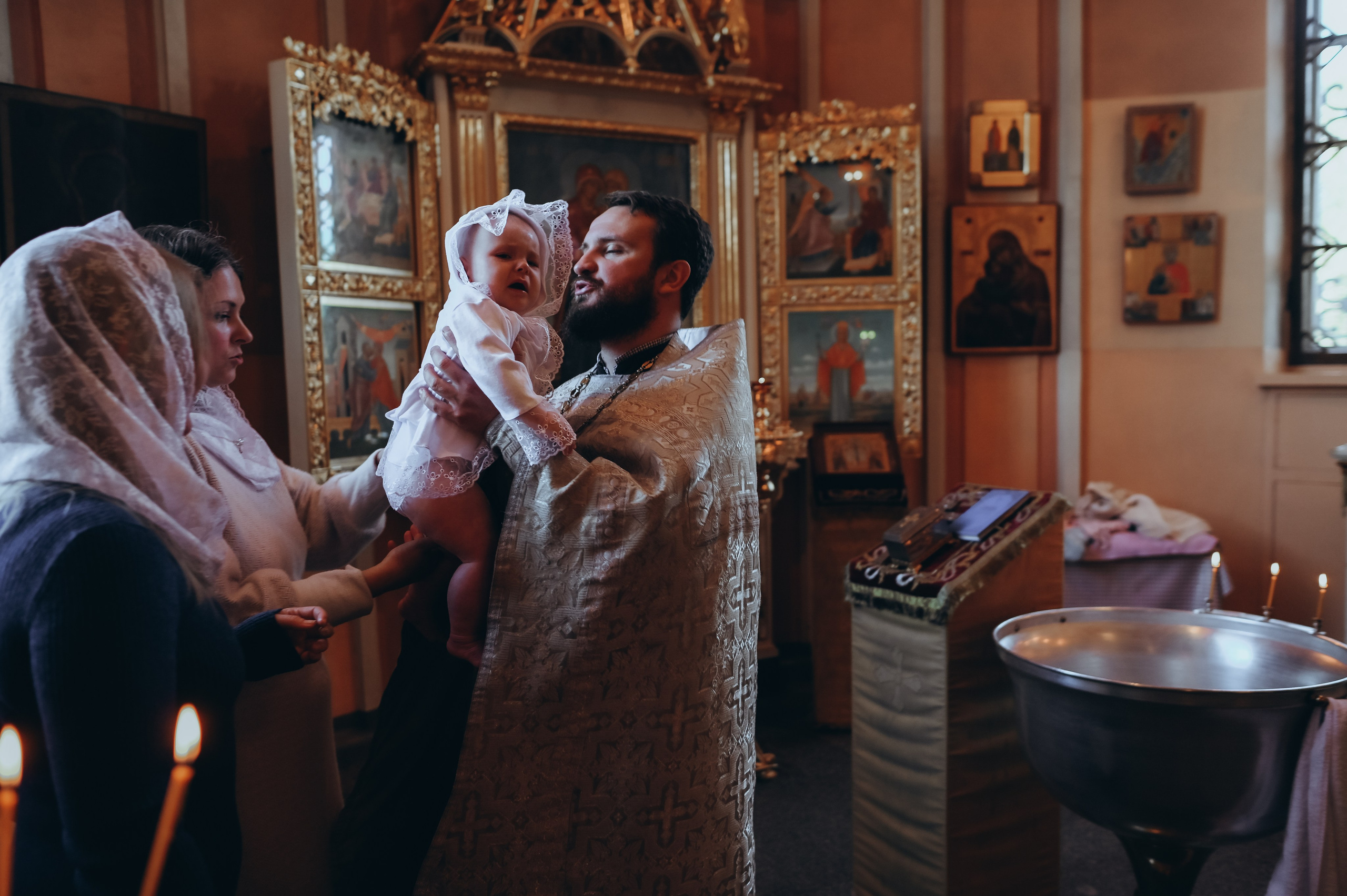 Крещение Любочки. Семейный и свадебный фотограф в Санкт-Петербурге Яна