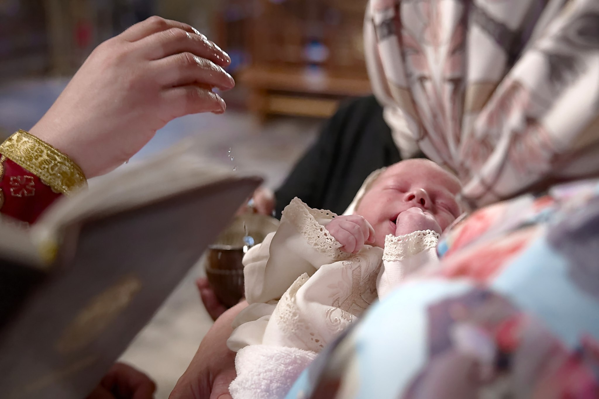 Таинство Крещения на Светлой Седмице. Фотограф в Москве