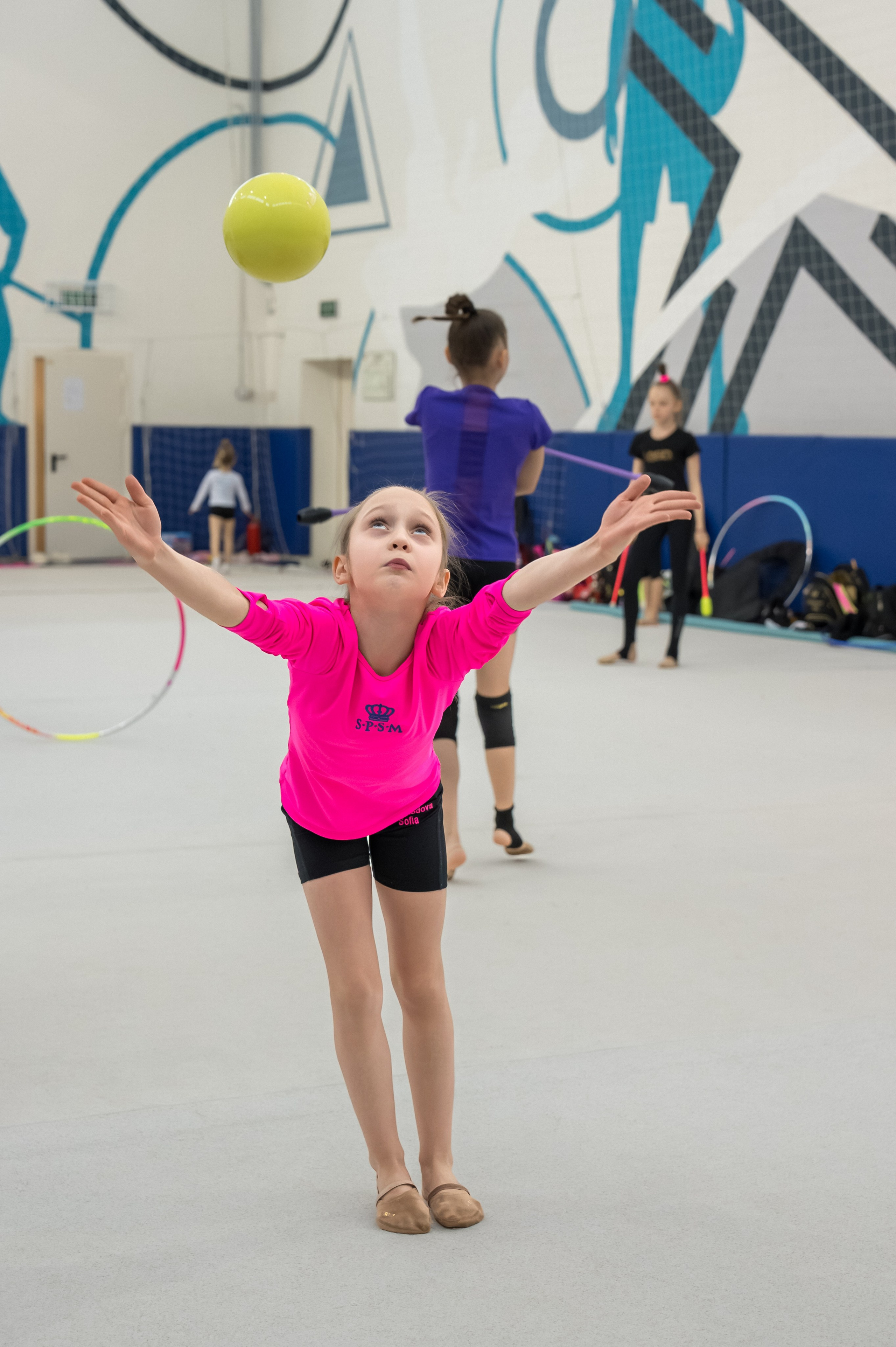 Тренировочный процесс. Художественная гимнастика. Фотограф в Москве