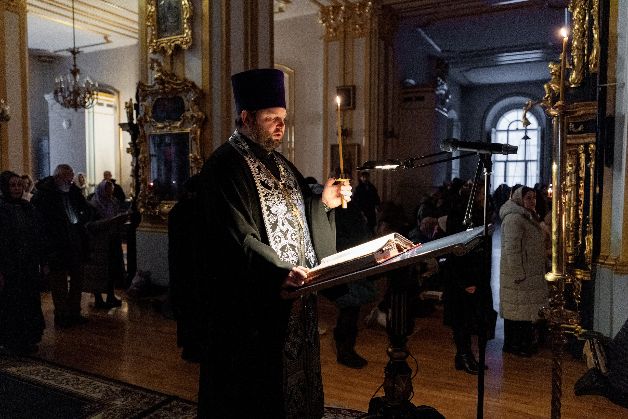 Великое повечерие с чтением Великого покаянного канона преп. Андрея Критского. НИКОЛО-БОГОЯВЛЕНСКИЙ МОРСКОЙ СОБОР