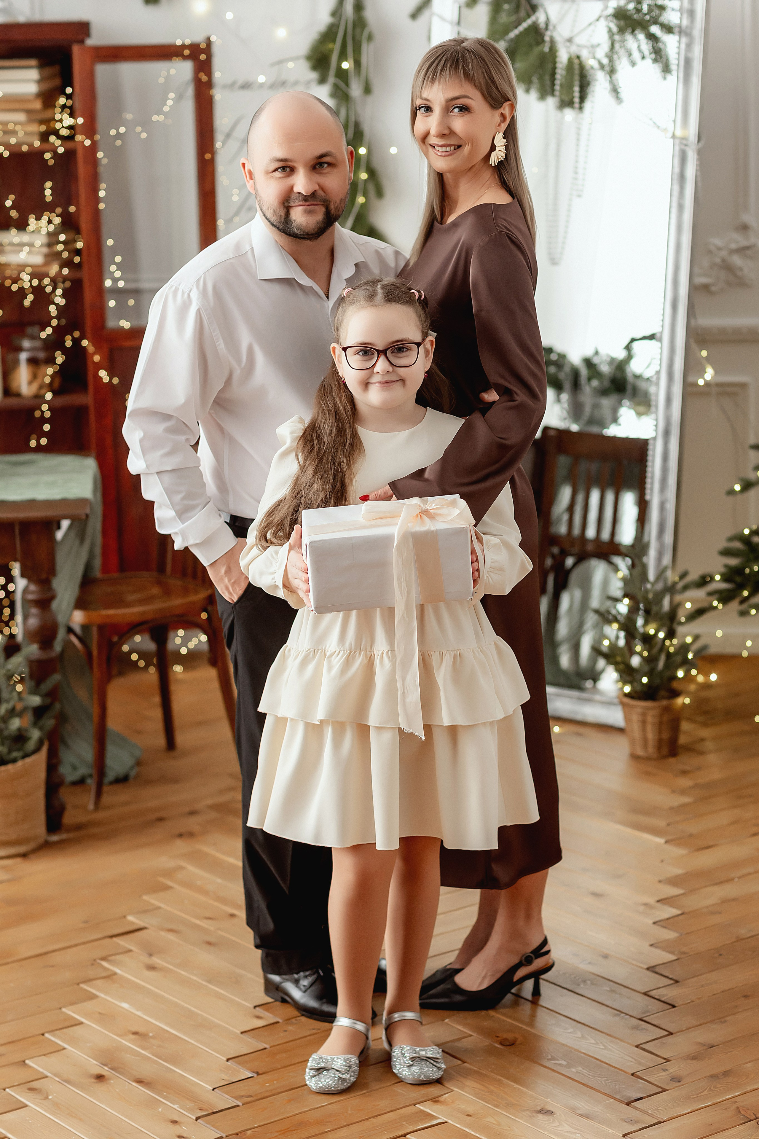 Новогодняя фотосессия Анна Иван и Маргарита. Детский и семейный фотограф Елена Воропаева