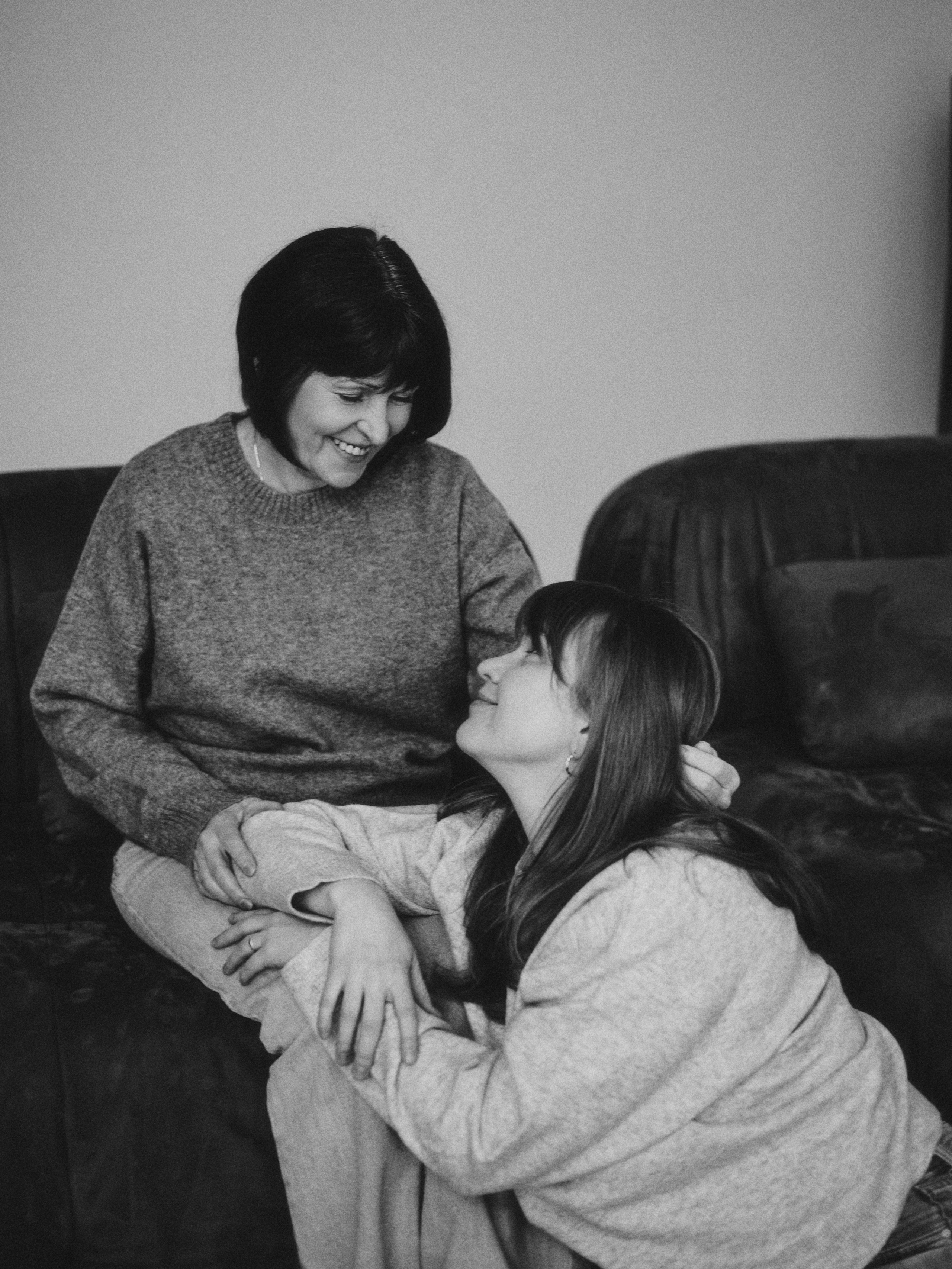 С любимой мамой. Портретный фотограф в Москве Ольга Крылова