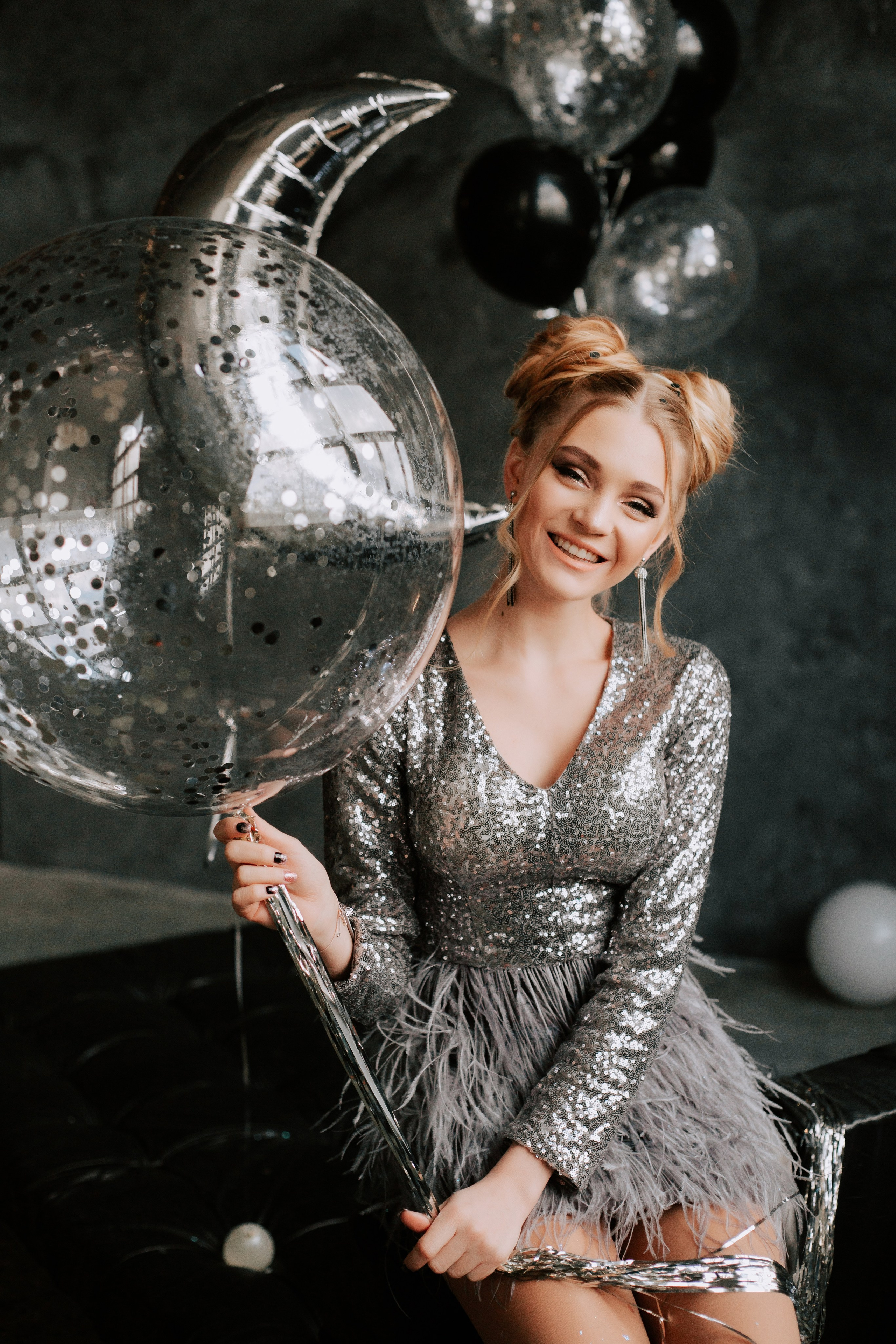 Новогодняя фотосесси «Серебро». Выпускные альбомы Натальи Бутко: Новороссийск, Анапа, Геленджик