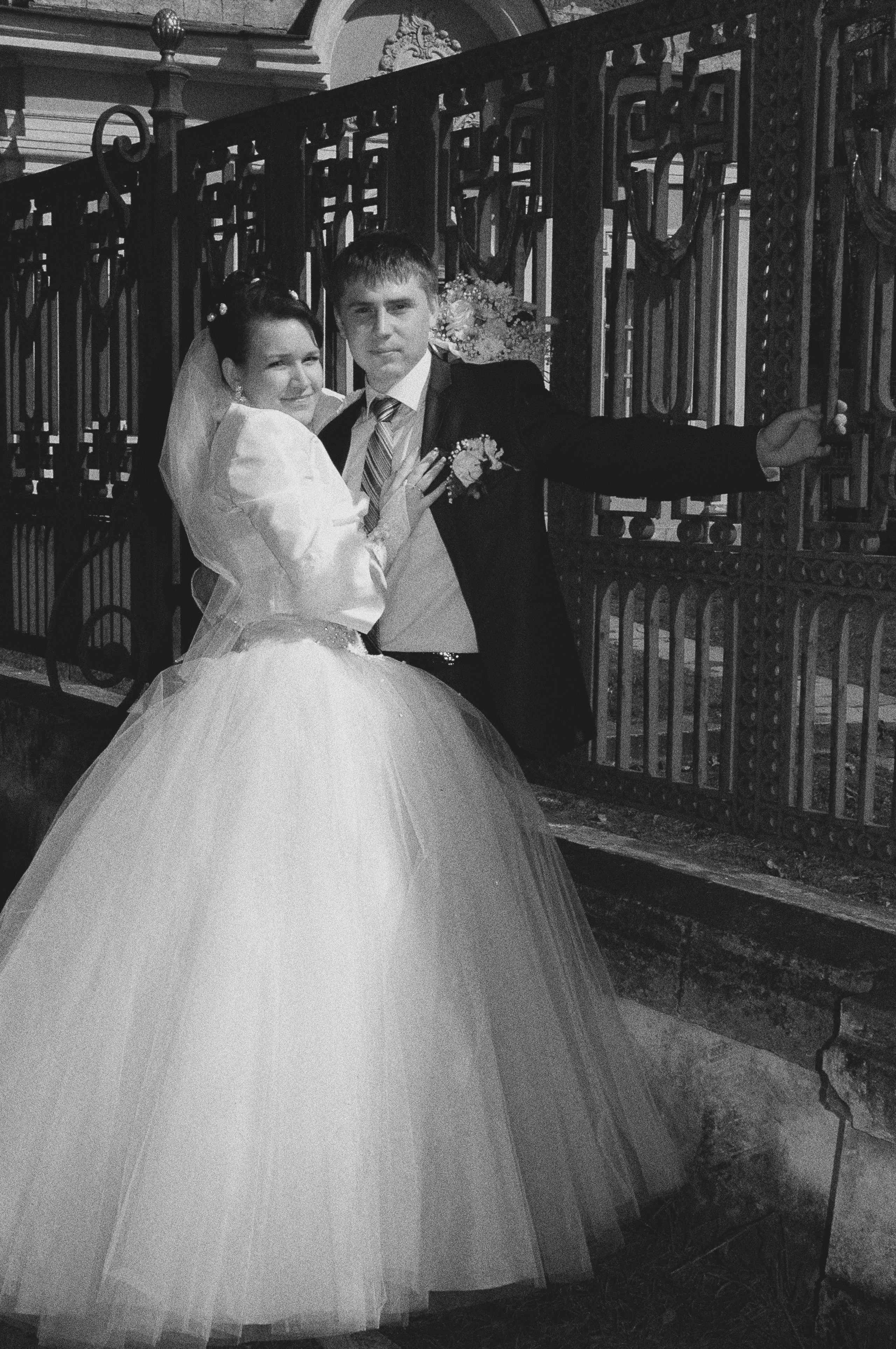 Кирилл и Анна. Свадьба в черно-белых фотографиях. Фотограф в городе Электросталь Ногинск Москва — Алексей Закхеев