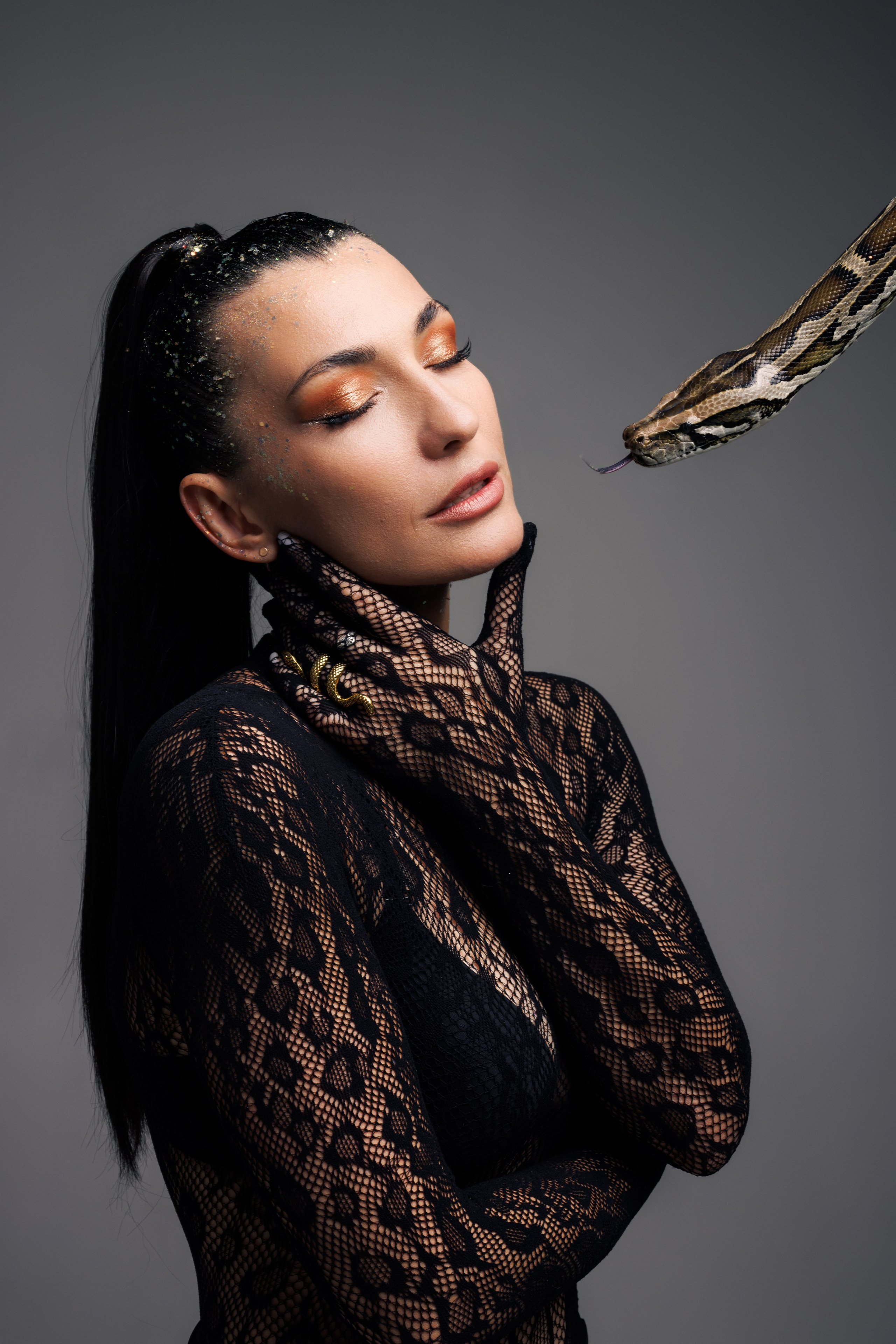 Новогодняя фотосессия со Змеем. Семейный и детский фотограф в Краснодаре Анна Трашкова