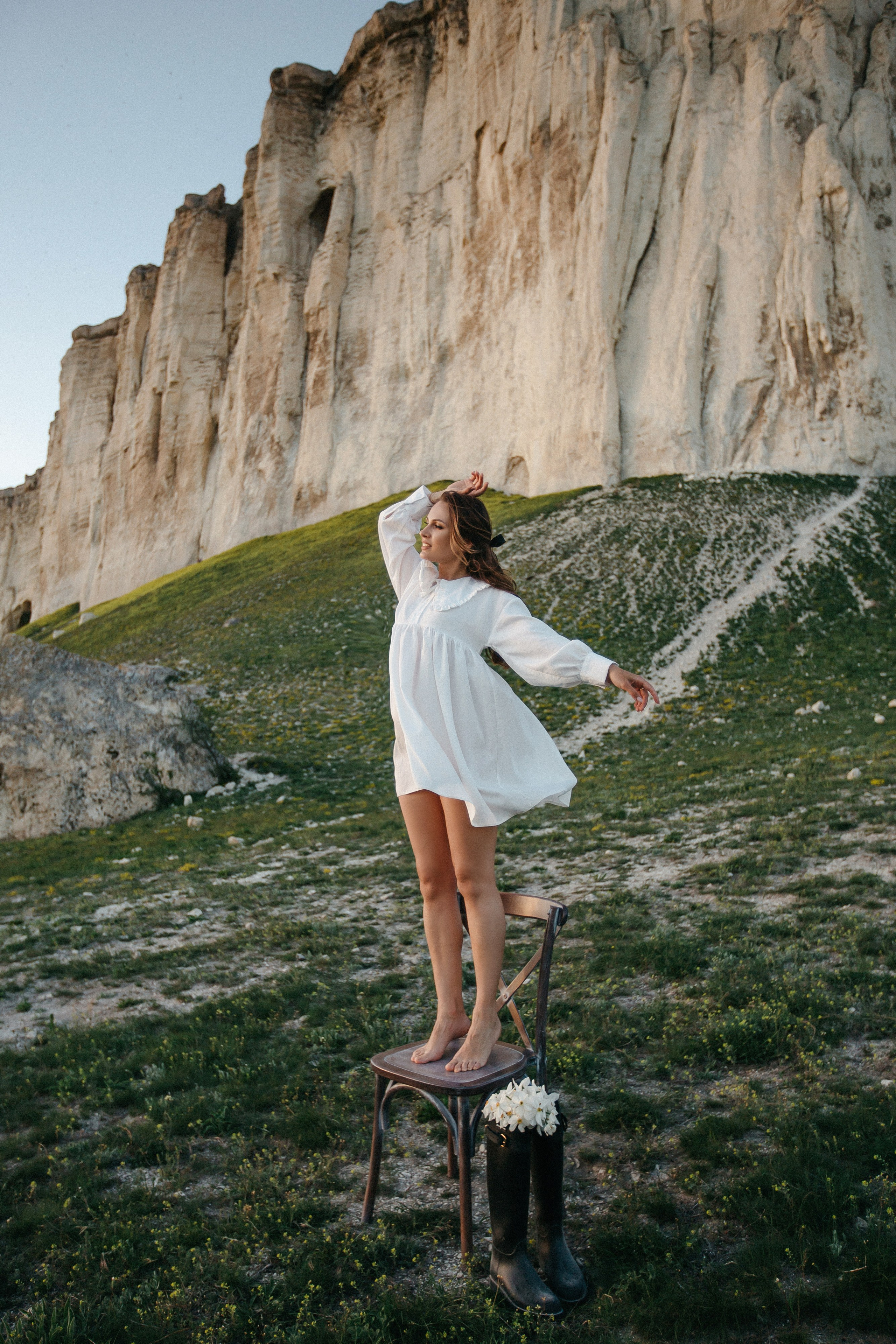 Алина. Белая скала. Фотограф Анна Лейман. Севастополь