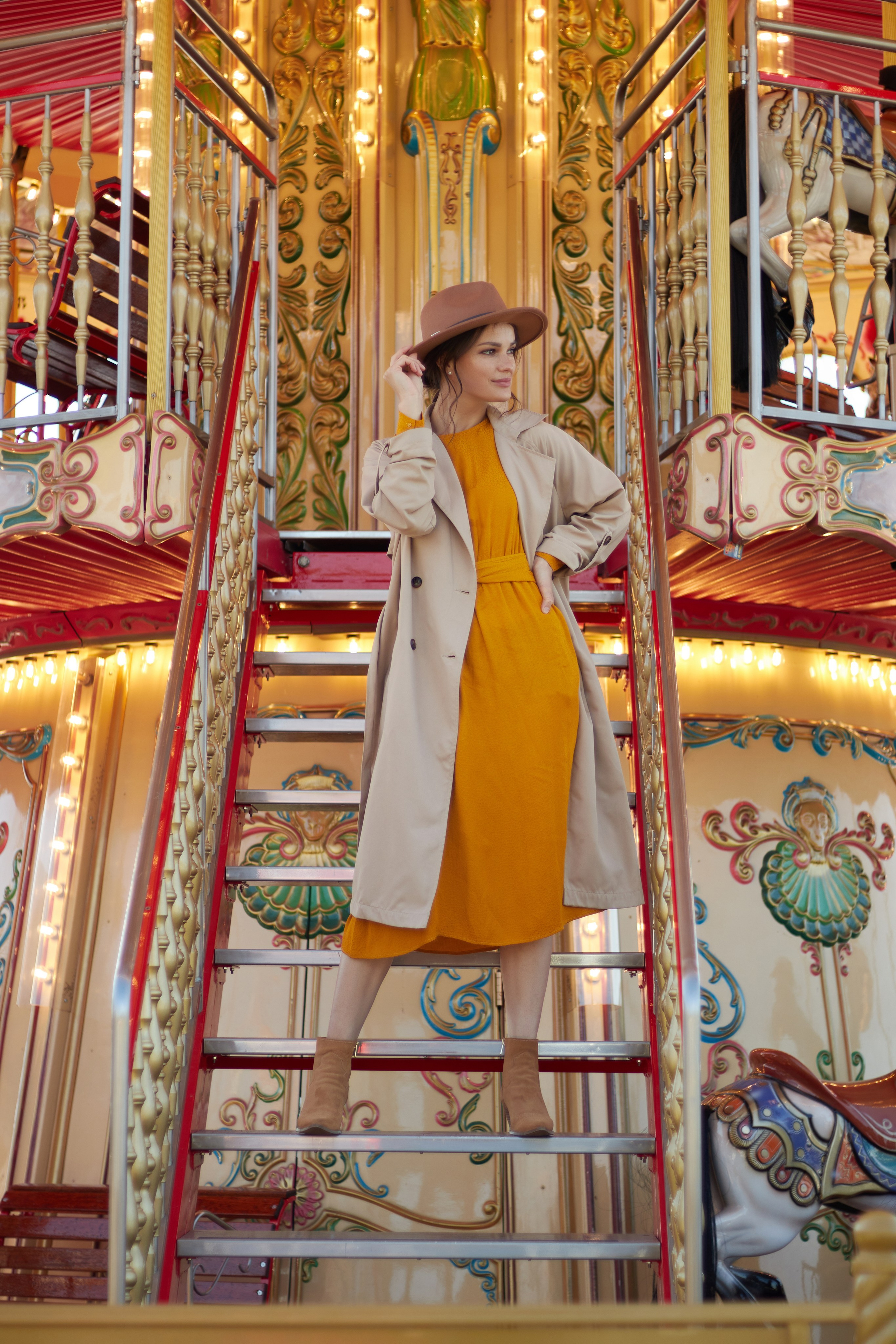 Фотосессия в парке аттракционов. Фотограф Москва Карпова Евгения