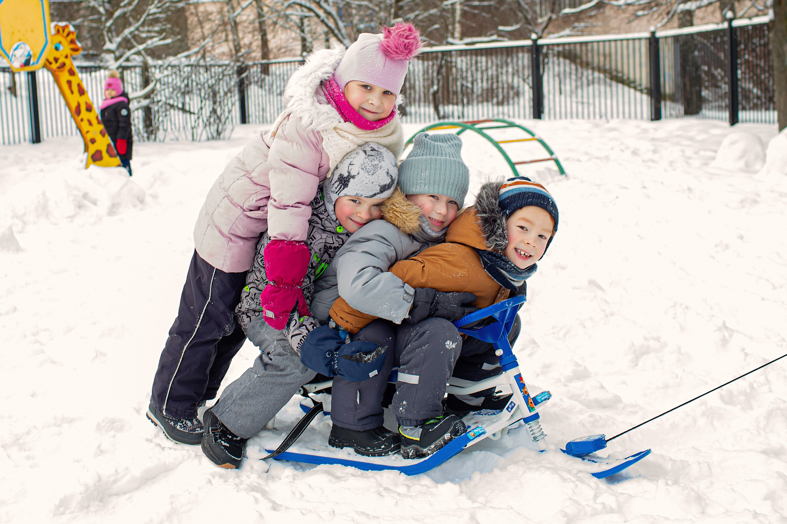Зима в детском саду. Свадебный, семейный, детский фотограф в Санкт-Петербурге