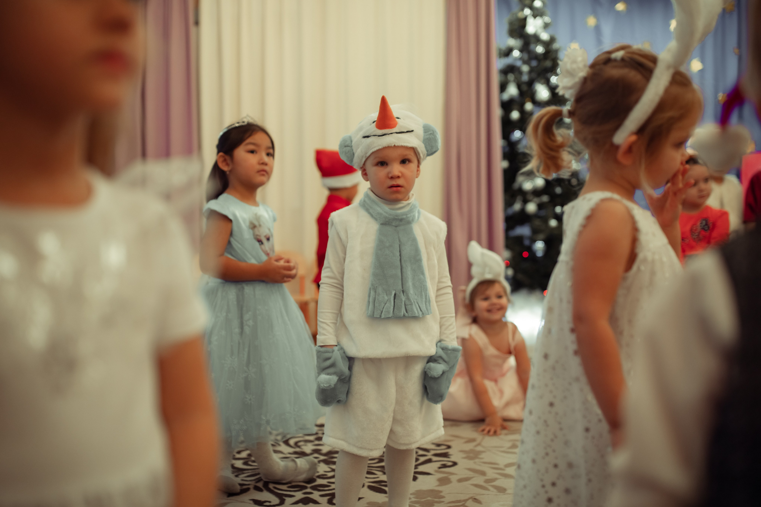 Новогодний утренник в детском саду. Семейный и детский фотограф в Москве Дорогова Екатерина