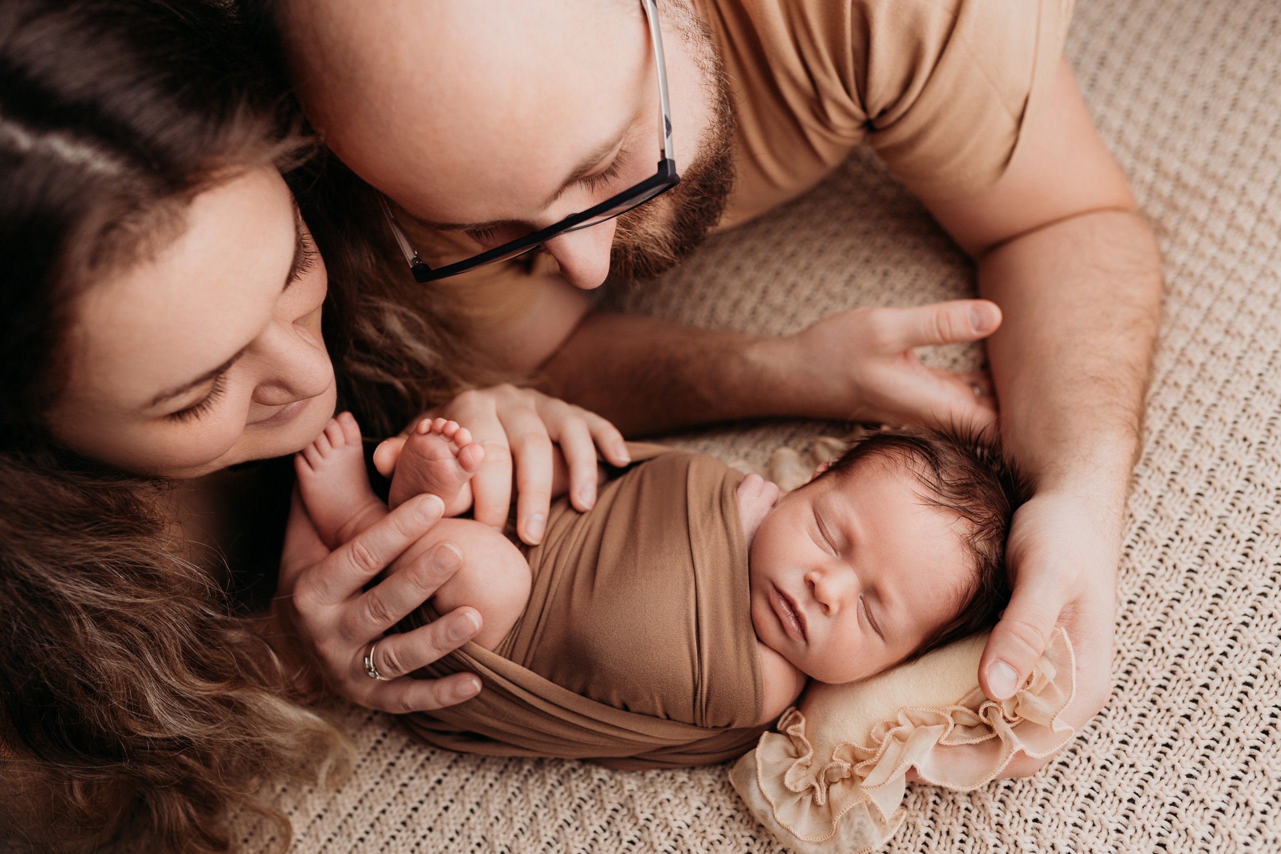 Фотосессия новорожденного в БОХО стиле. Фотограф новорожденных в г. Барнаул Ренпенинг Катерина