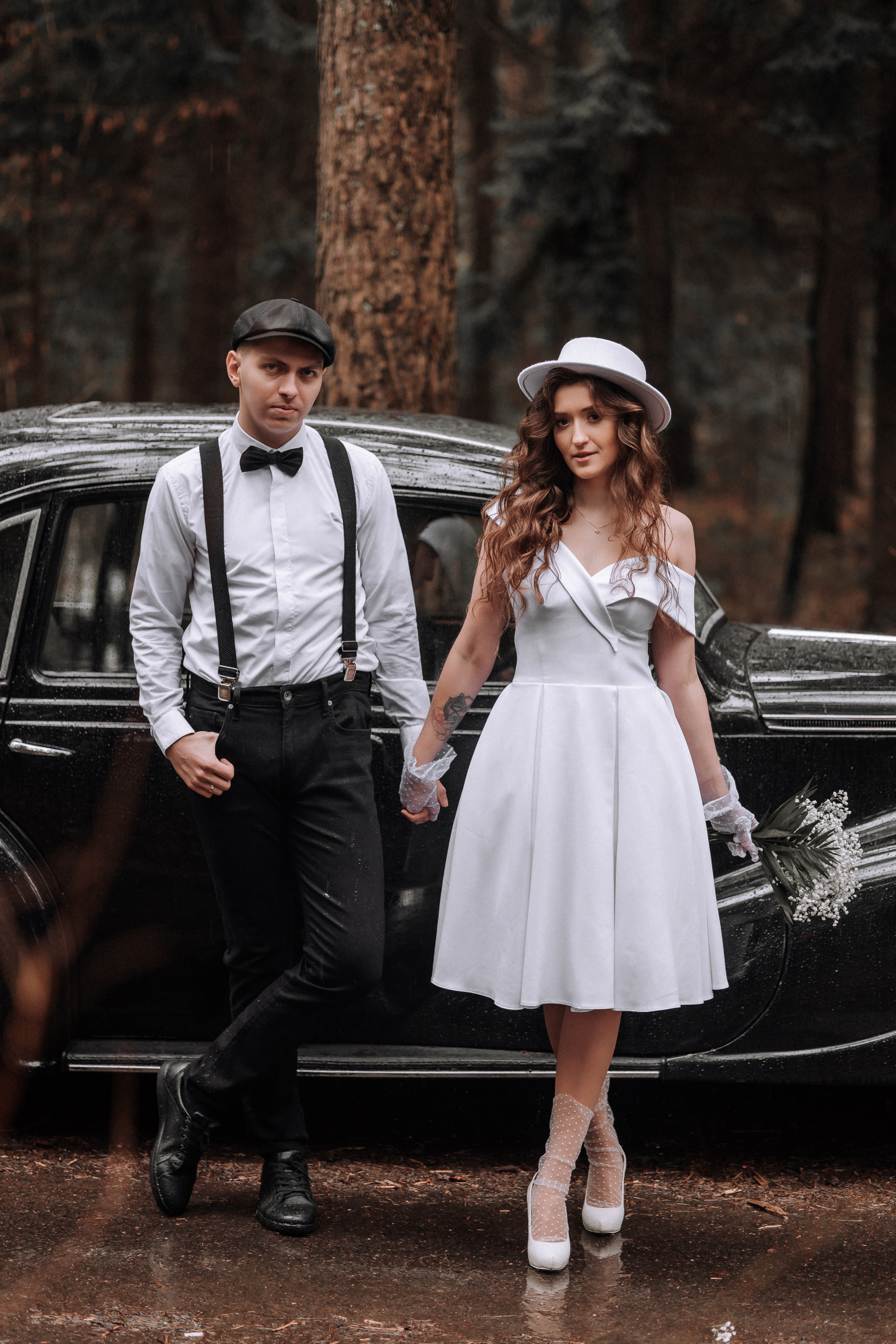 Двое под дождем. Свадебный фотограф Минск РБ