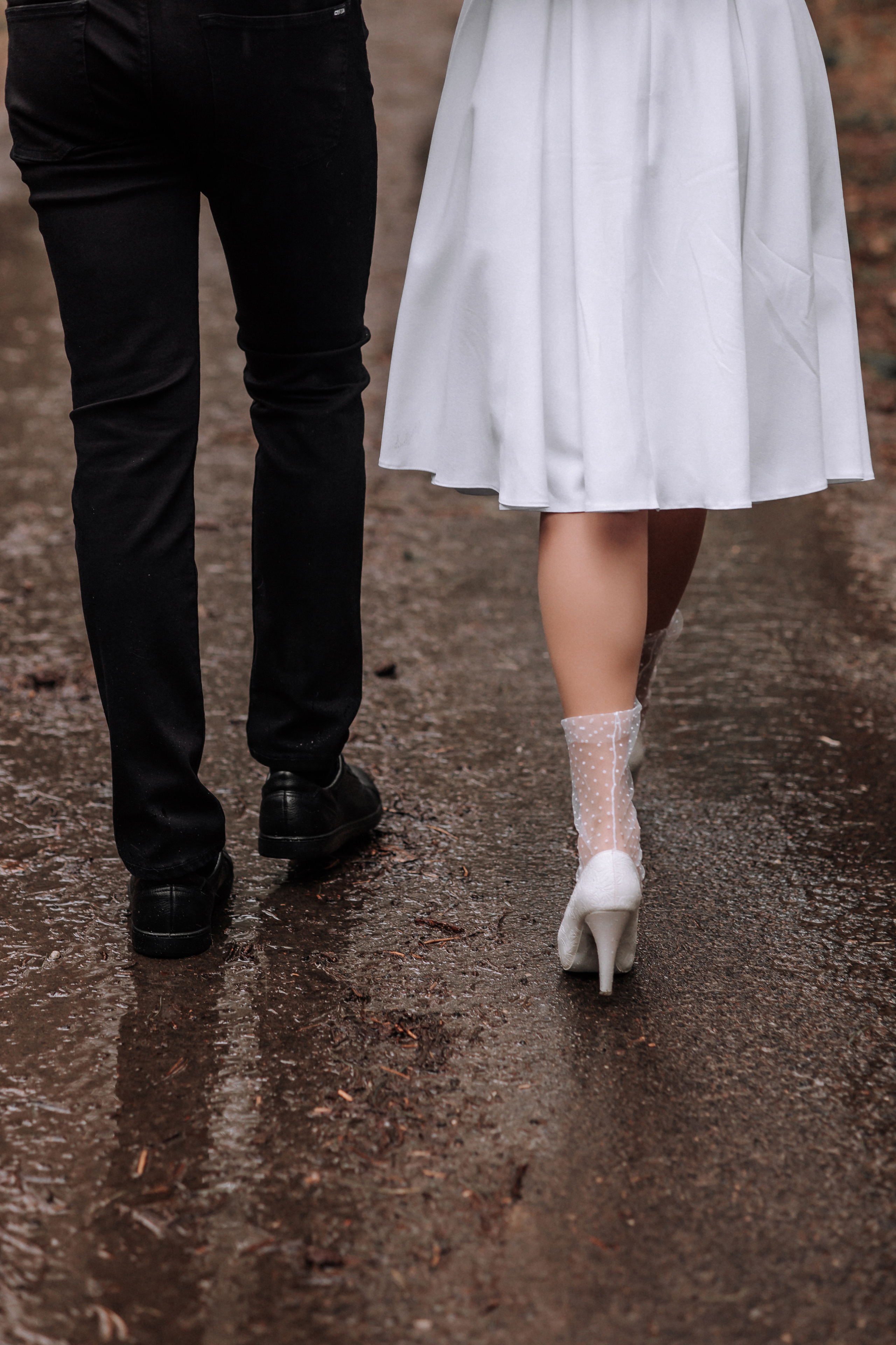 Двое под дождем. Свадебный фотограф Минск РБ