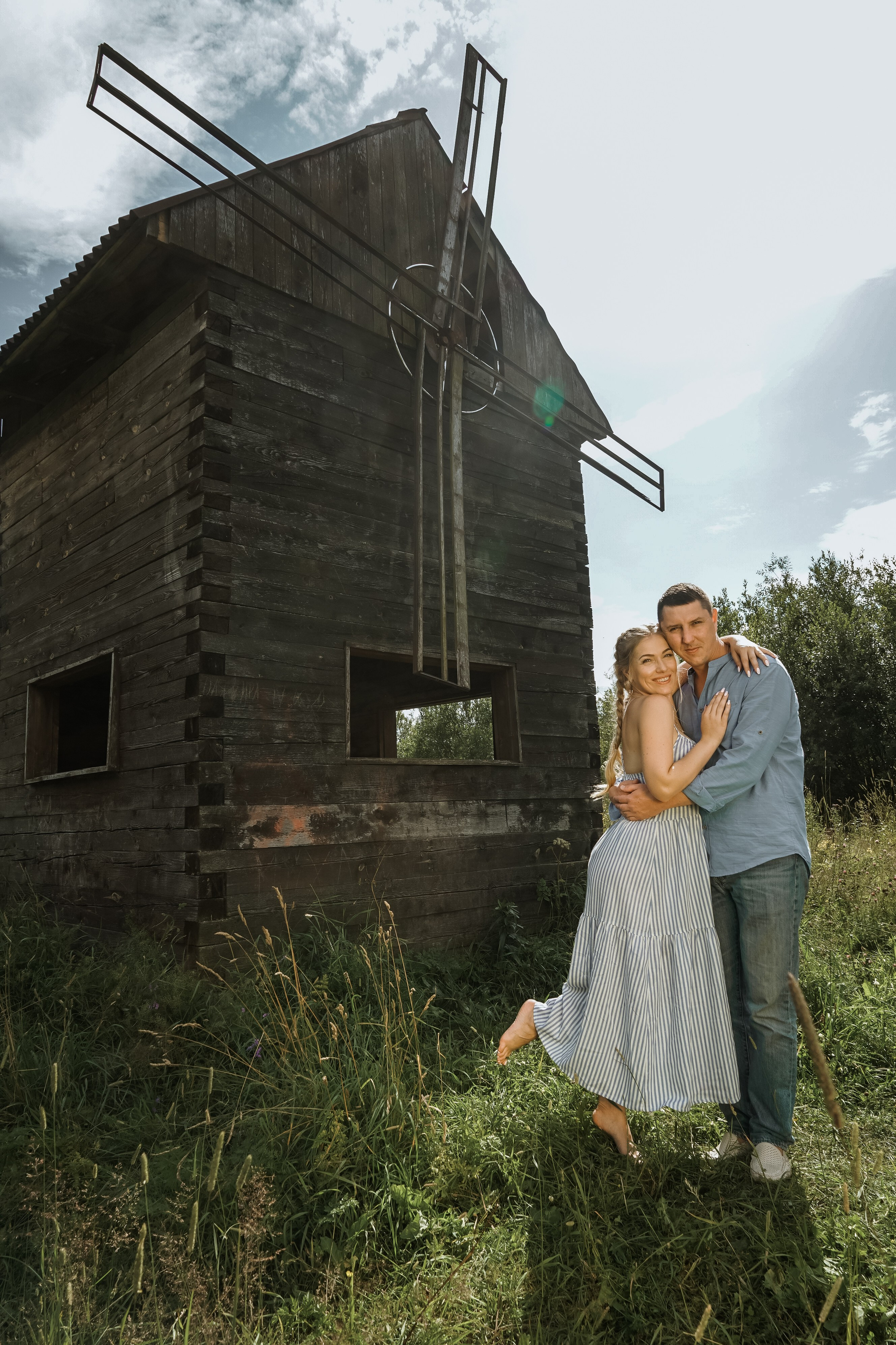 Семейная съёмка на старой Мельнице. Свадебный, семейный и контент фотограф в Санкт- Петербурге Елена Грие