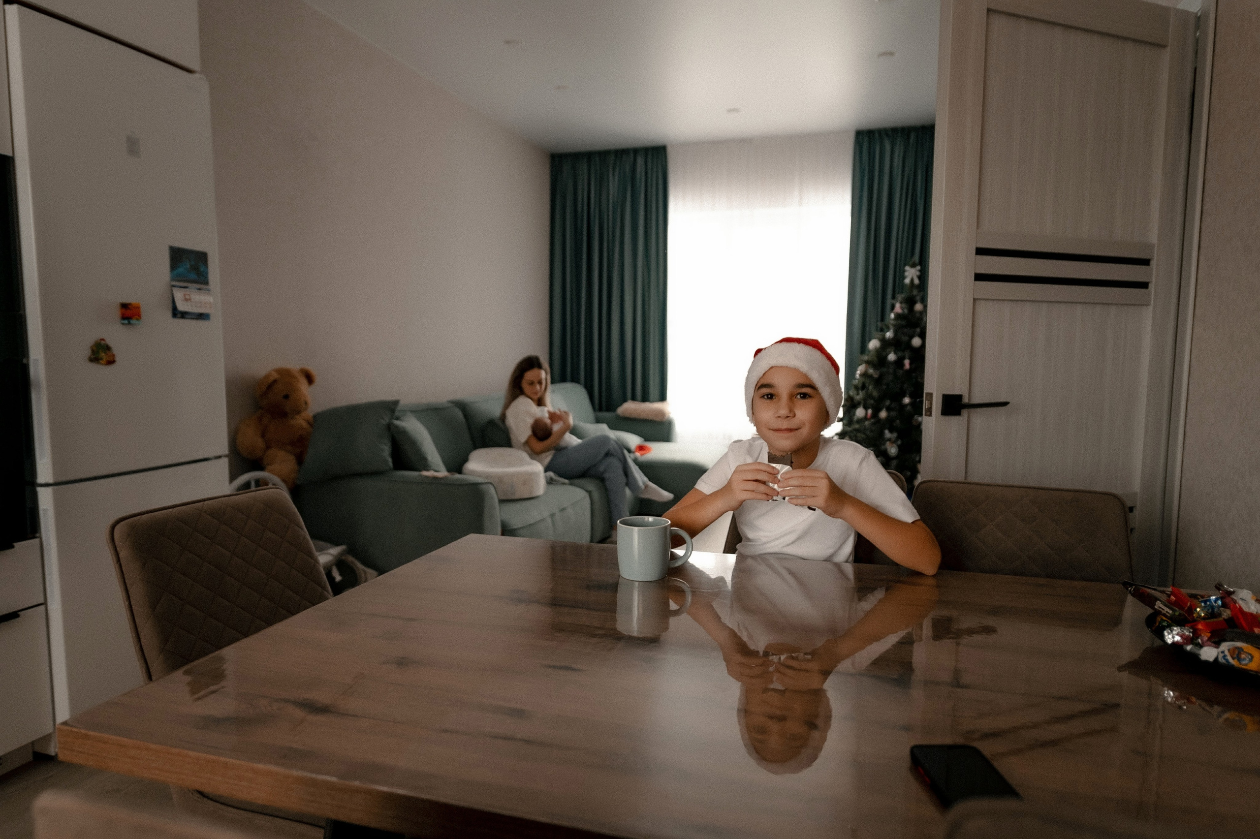 Домашняя. Крошке Ванечке 3 недельки. Фотограф Котова Валентина