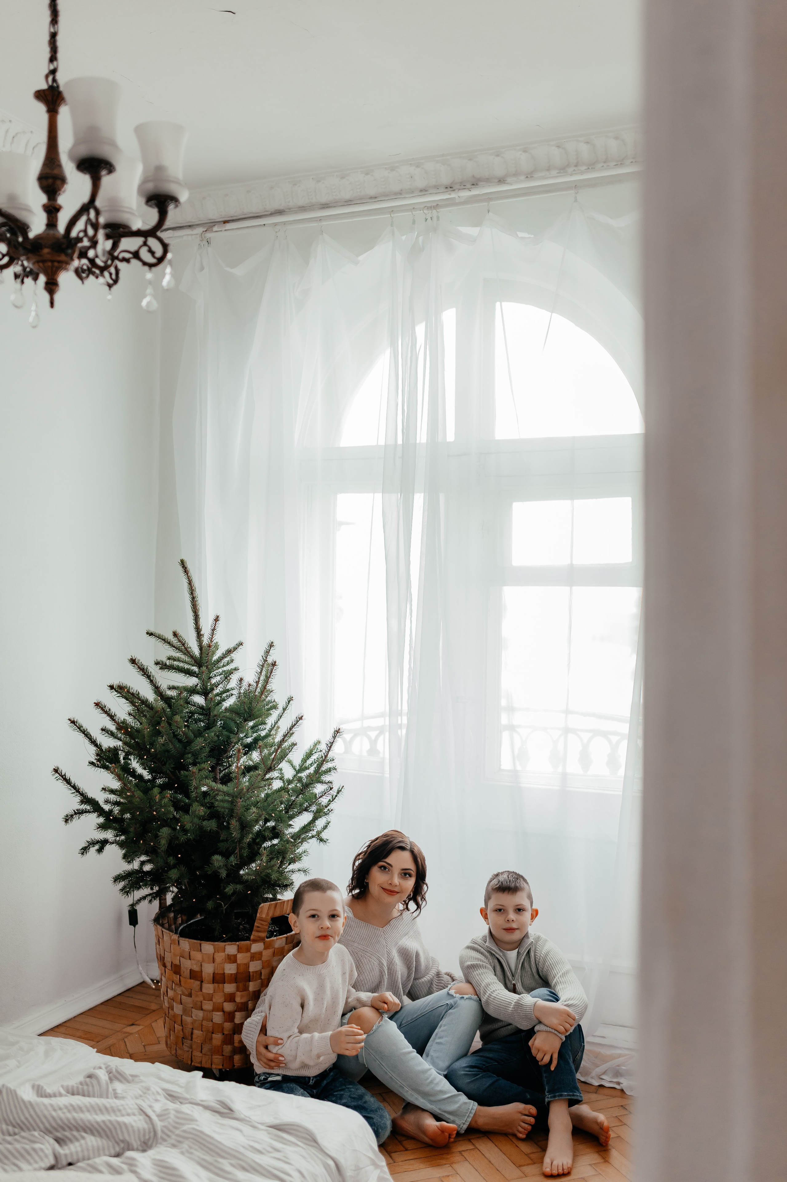 Таня, Захар, Миша. Семейный и домашний фотограф в Москве и МО Королева Валерия