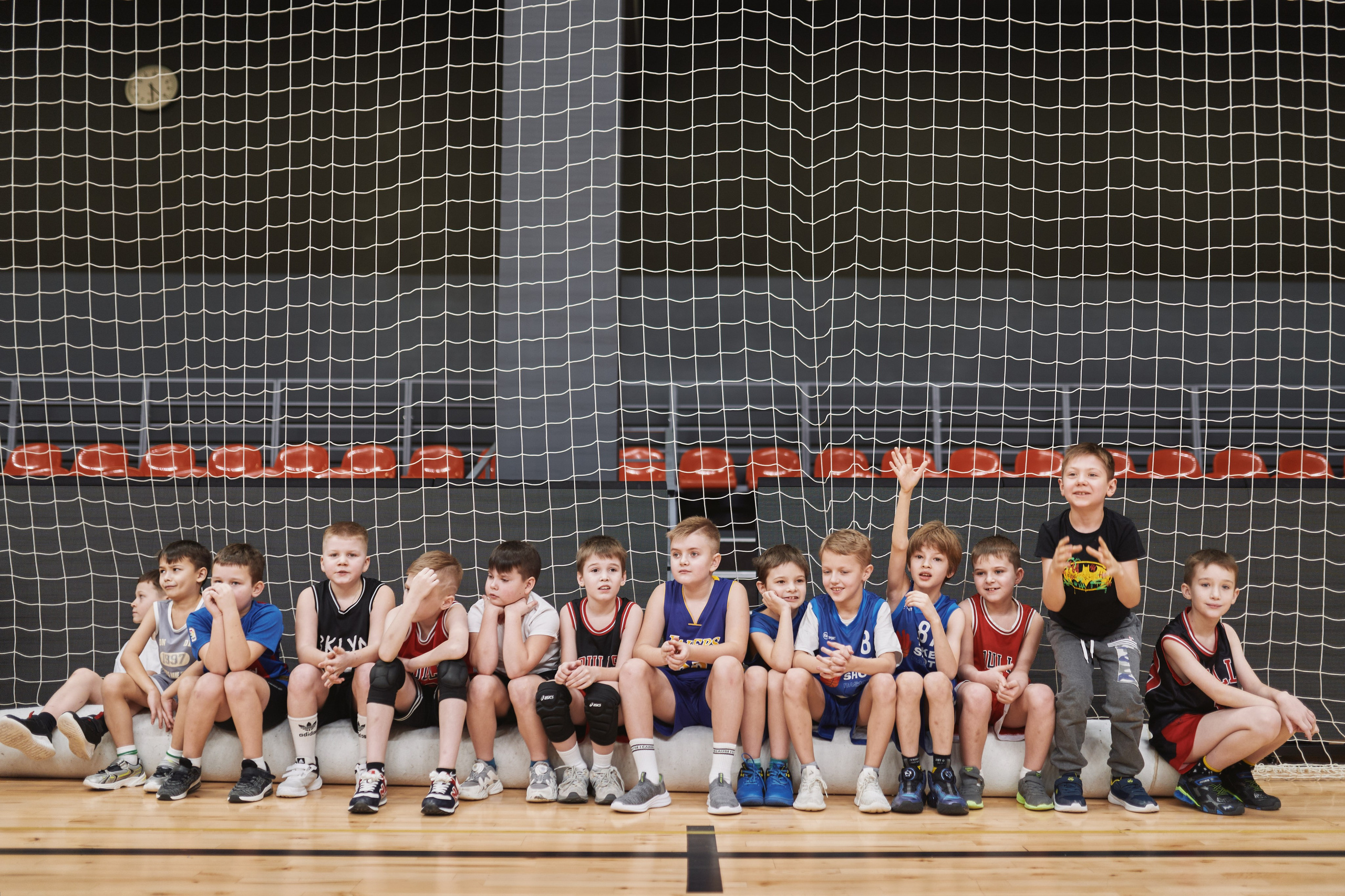 Новогодний баскетбол 2025. Детская лига. Евгений Бреча. Коммерческий и бэкстейдж фотограф в Москве