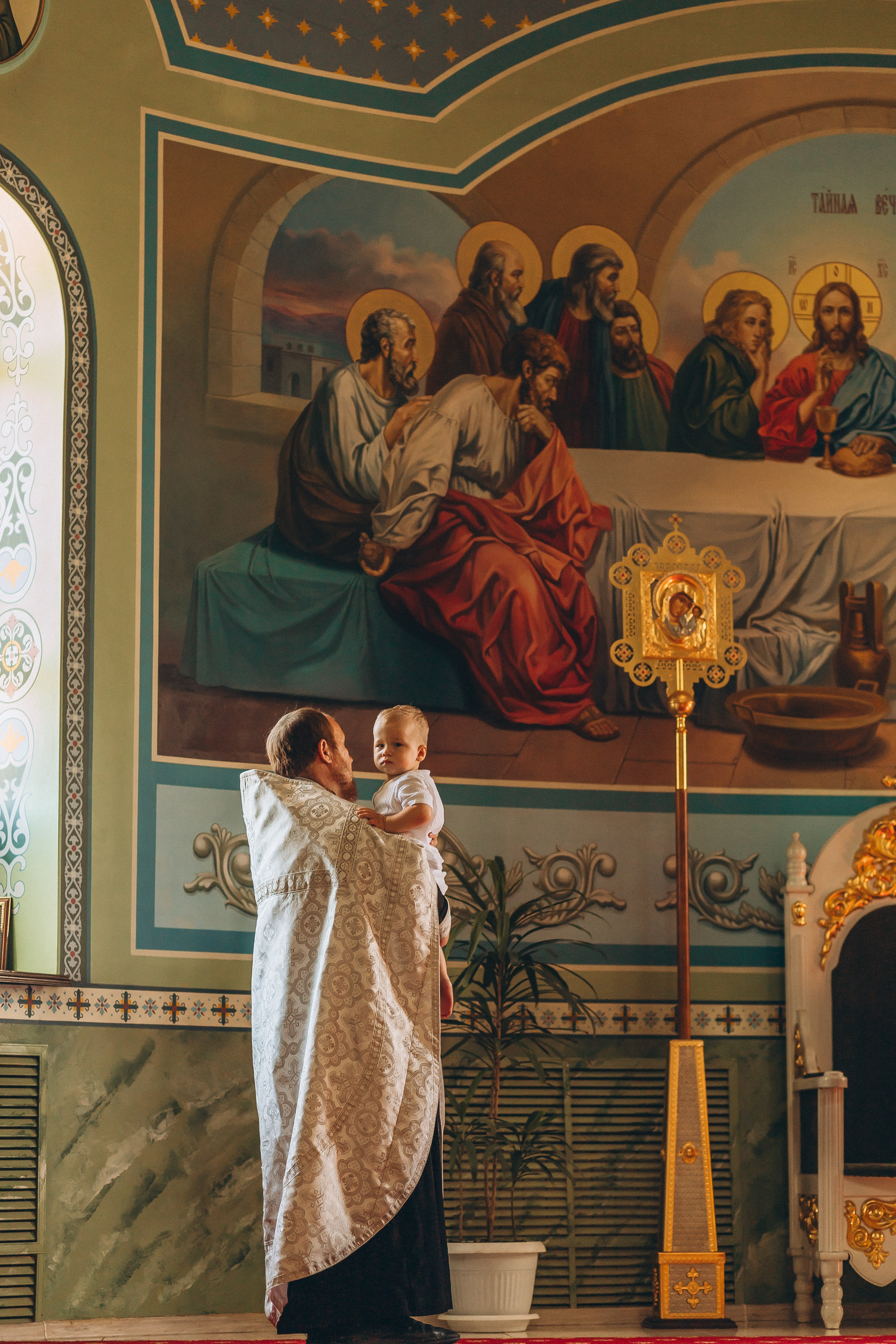 Крещение Максима. Семейный фотограф в Волгодонске Краченцева Анна
