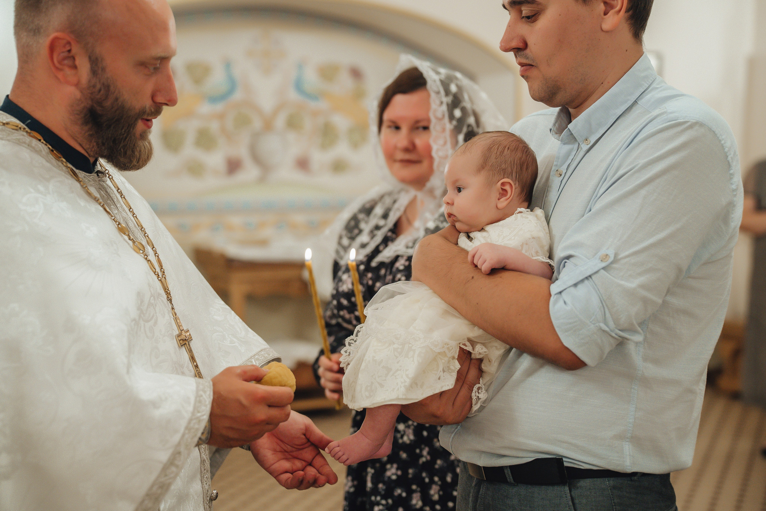 Крещение Ксении. Свадебный и семейный фотограф Пушкин Царское Село СПБ Питер Санкт-Петербург и Рязань Ольга Козлова
