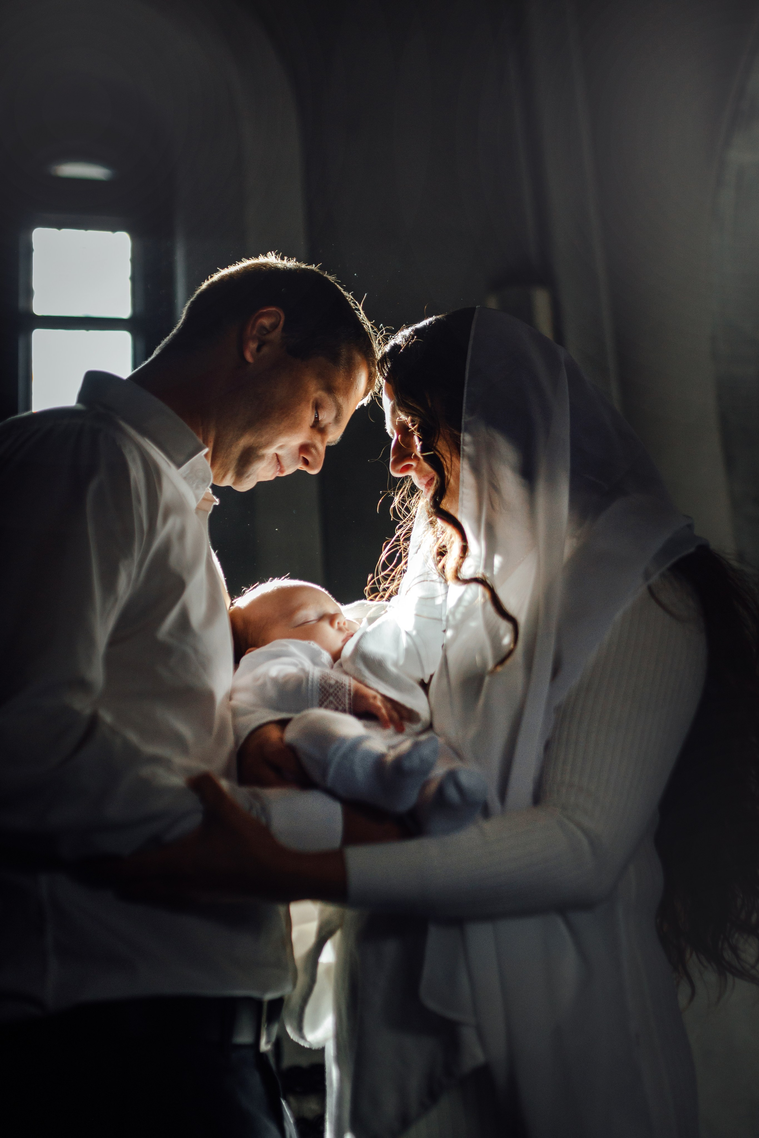 Крещение Тимура храм иконы Всех Скорбящих Радость, октябрь 2024