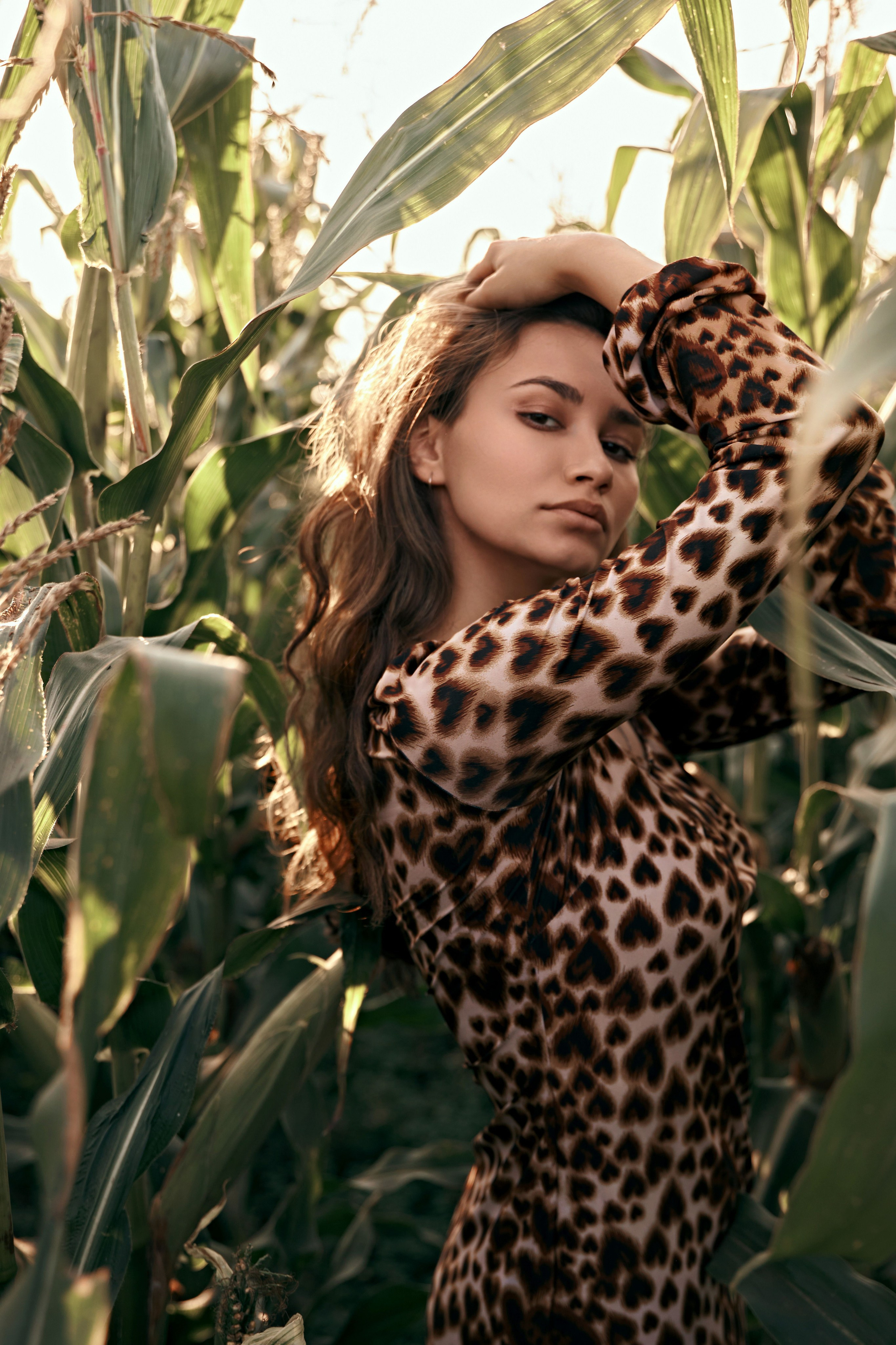 Fashion на кукурузном поле. Фотограф Алексей Яковлев