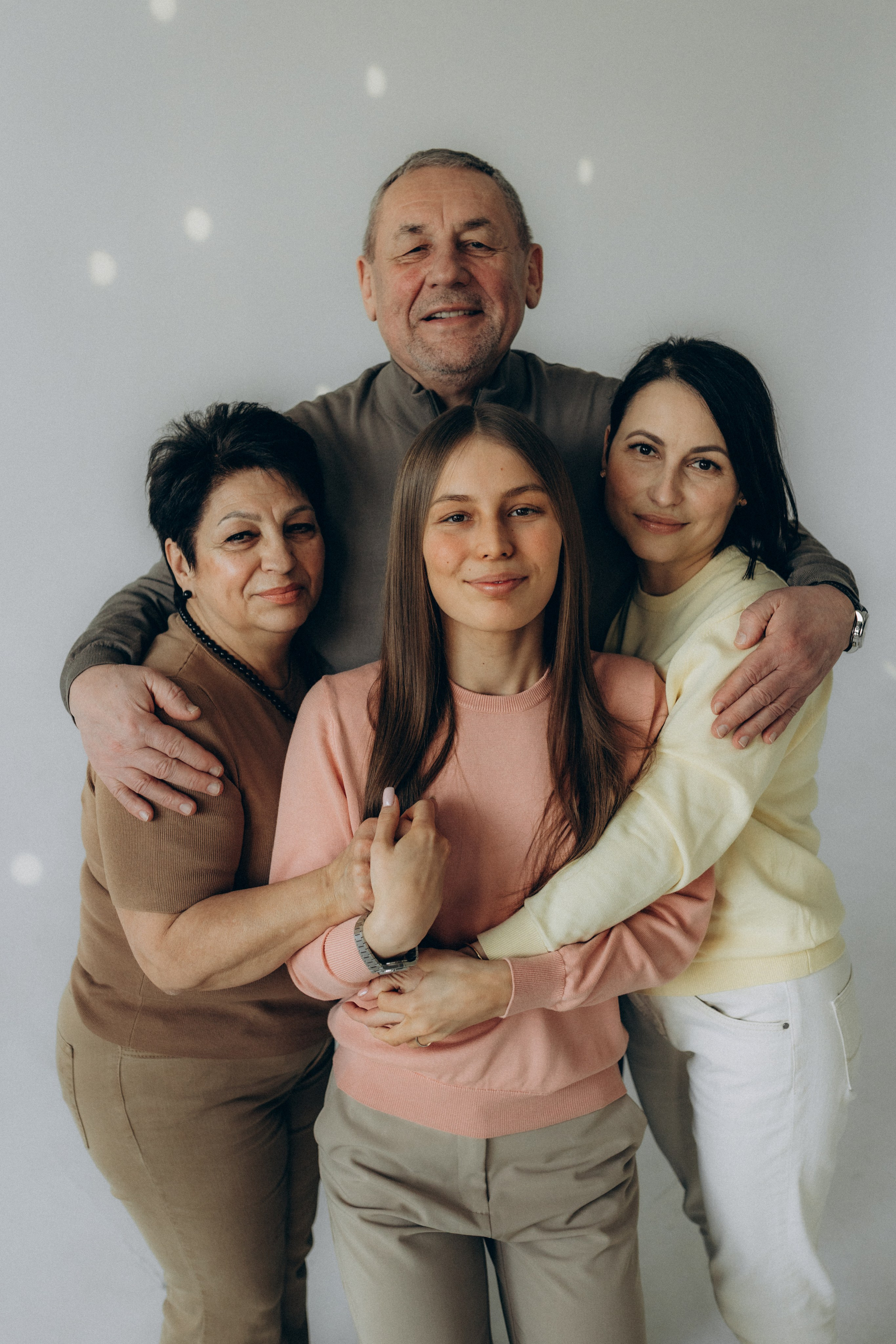 Семейная съёмка на циклораме. Фотограф НОГИНСК, Москва, Анастасия Белая