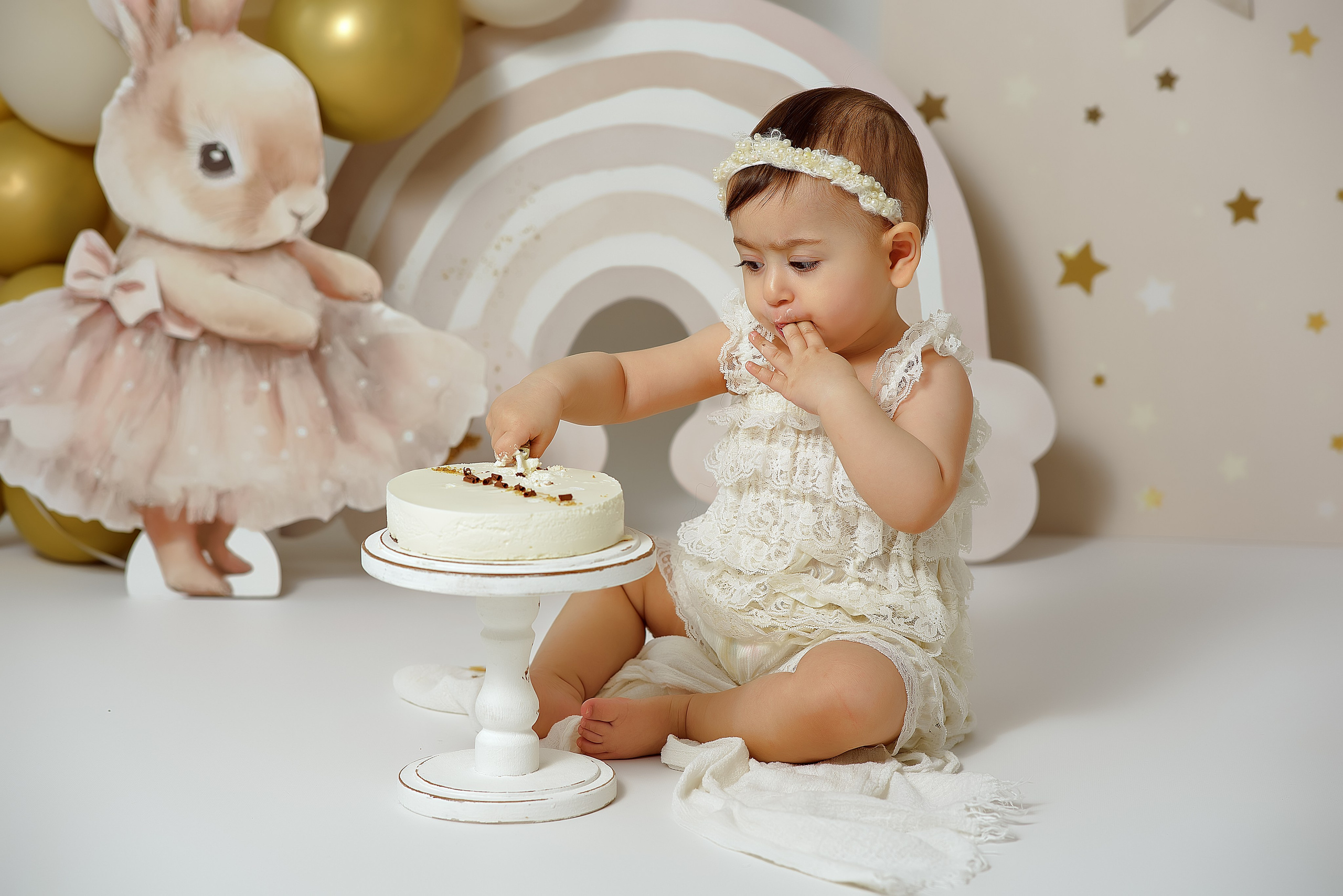 Крушение тортика. Фотограф беременности и новорожденных в Рязани