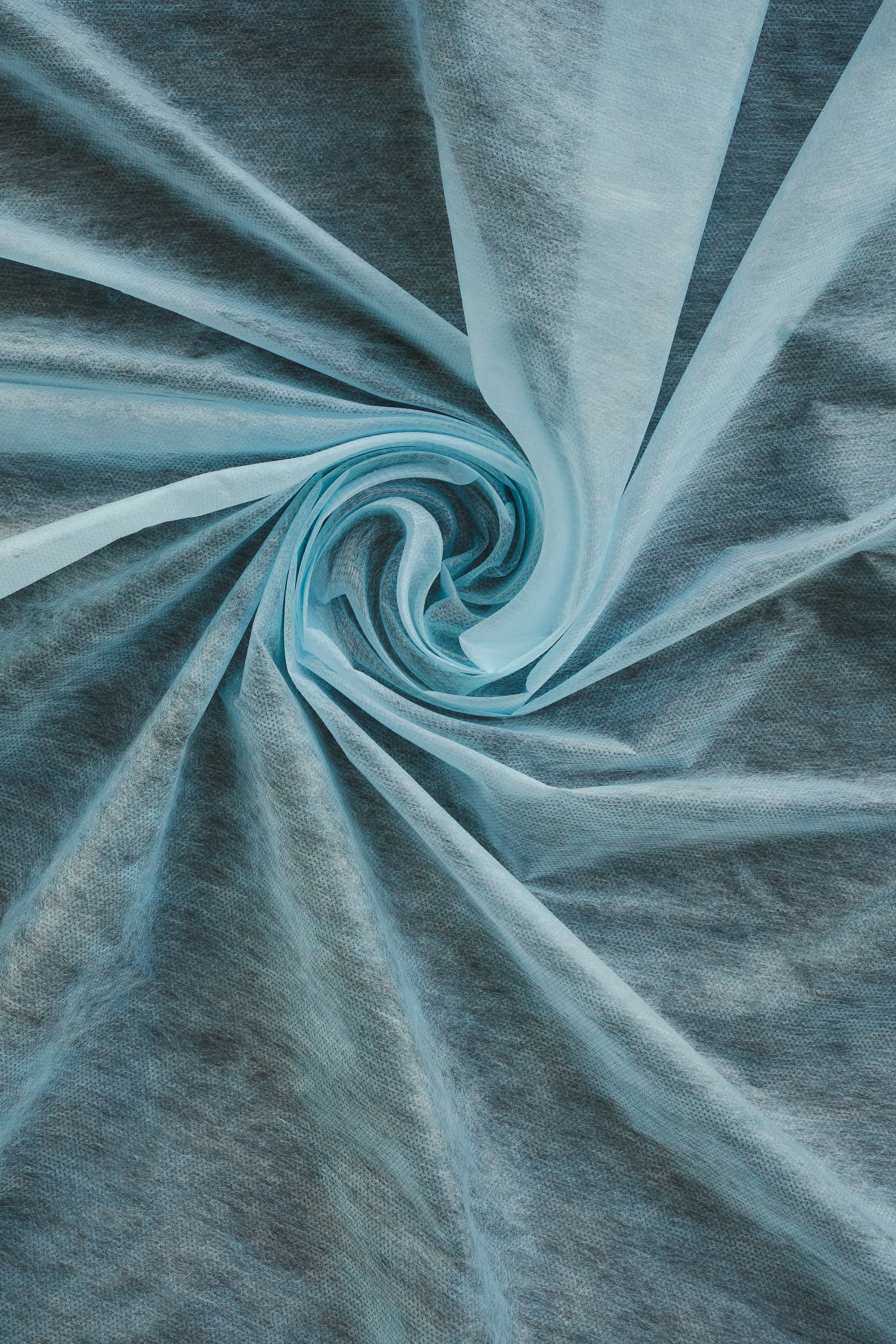 Скрученные одноразовые простыни, цвет синий 