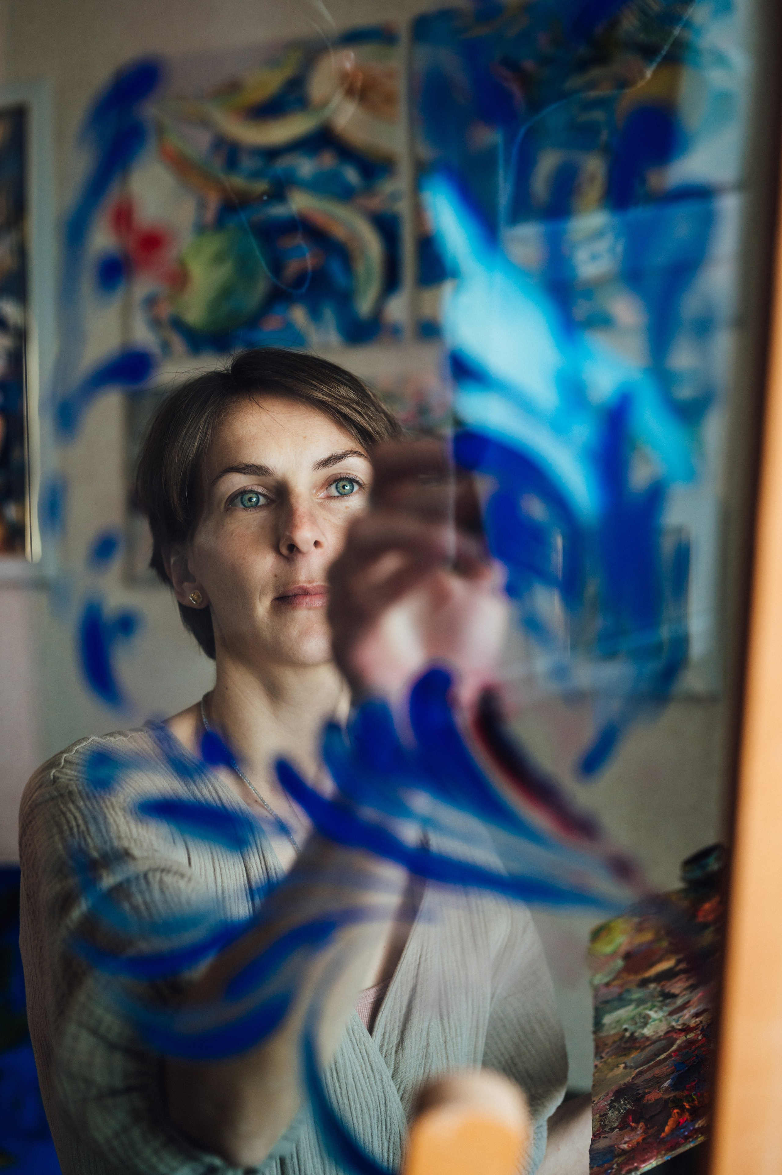 Анастасия. Фотосессия для художницы. Мария Кобзева, фотограф в Ялте, Крым