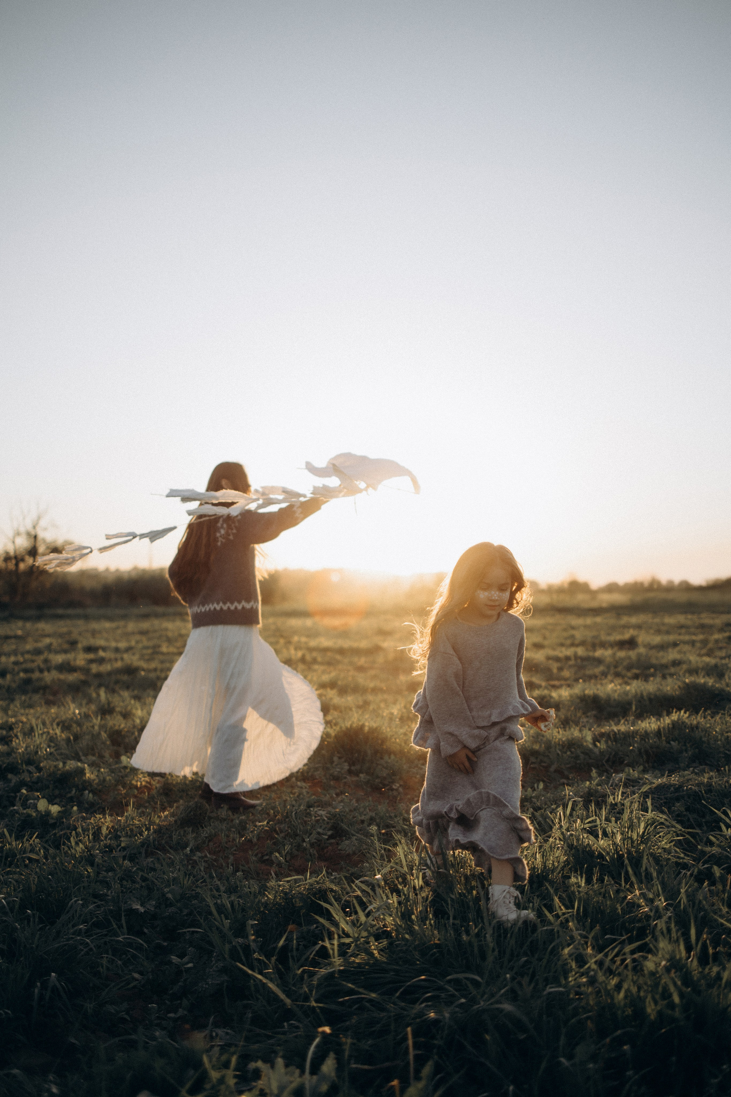 Поле, ромашки и воздушный змей. Семейный фотограф Москва Юлиана Фетисова
