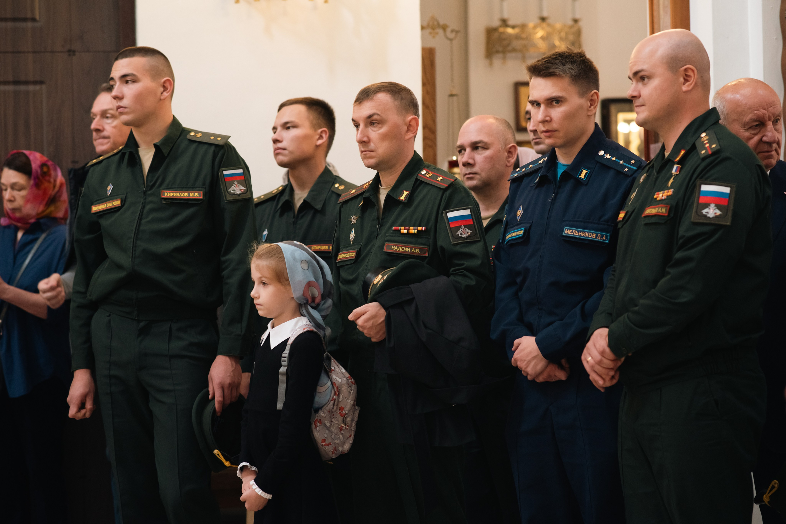 Храм Андрея Боголюбского, служба с участием войск РХБ защиты. Фотограф, визажист. Москва