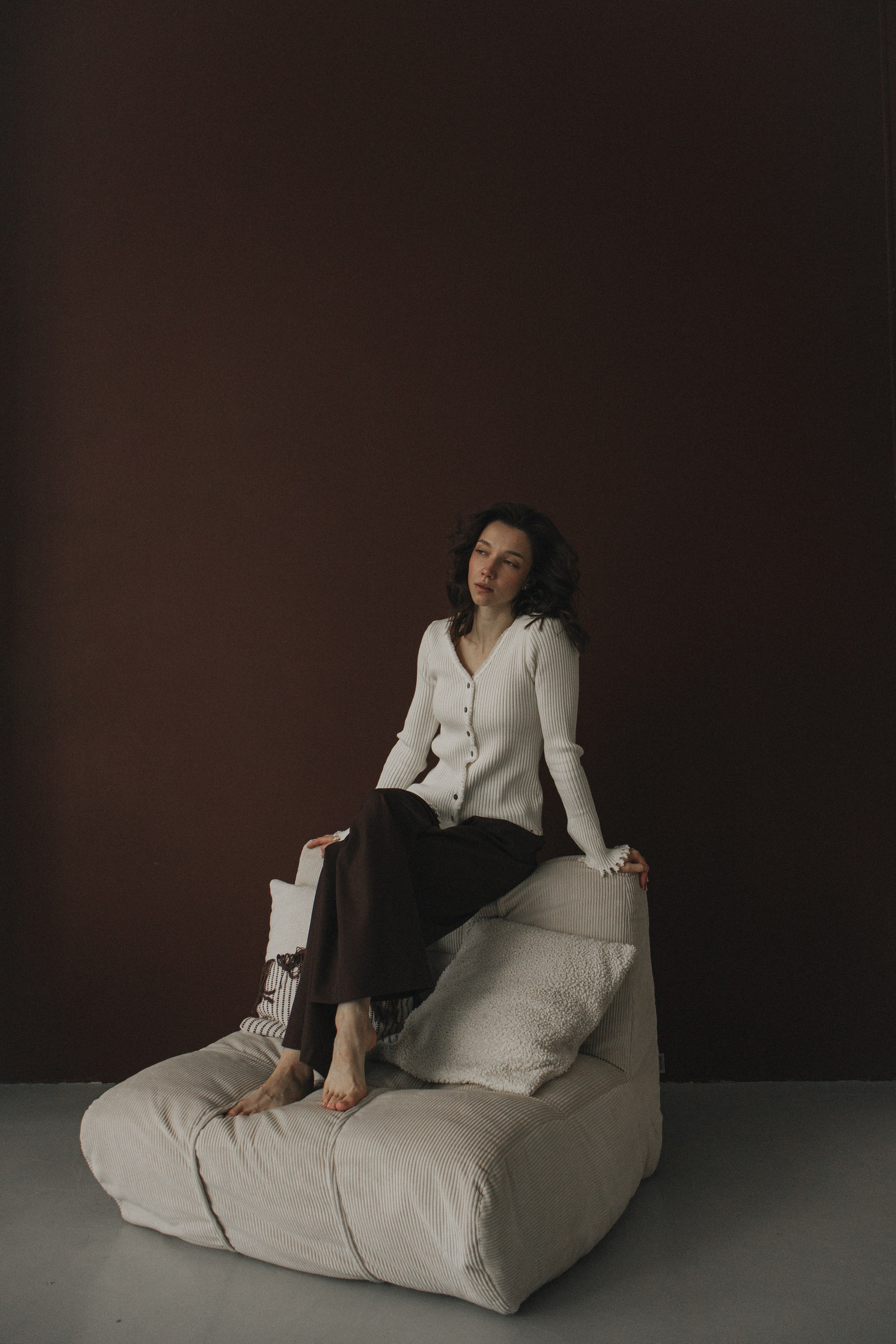 Софья. Весенняя фотосессия в студии. Семейный и женский фотограф Москва Юлия Левада