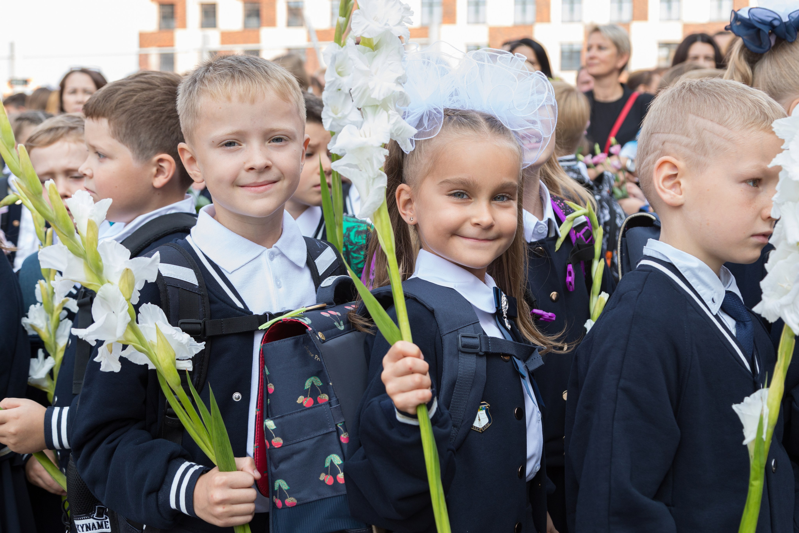 Линейка первоклассников. Детский и контент фотограф Надя Волкова Санкт-Петербург