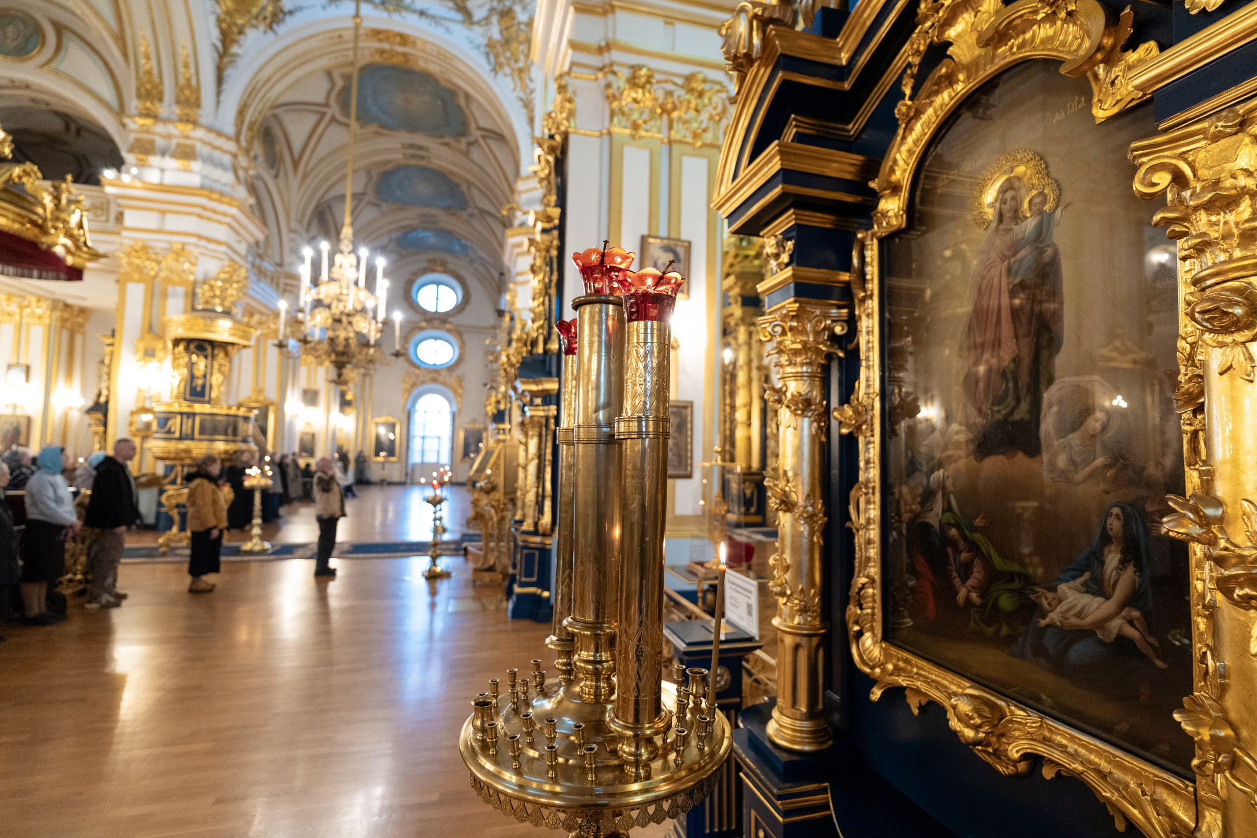 Утреня с акафистом Пресвятой Богородице. НИКОЛО-БОГОЯВЛЕНСКИЙ МОРСКОЙ СОБОР