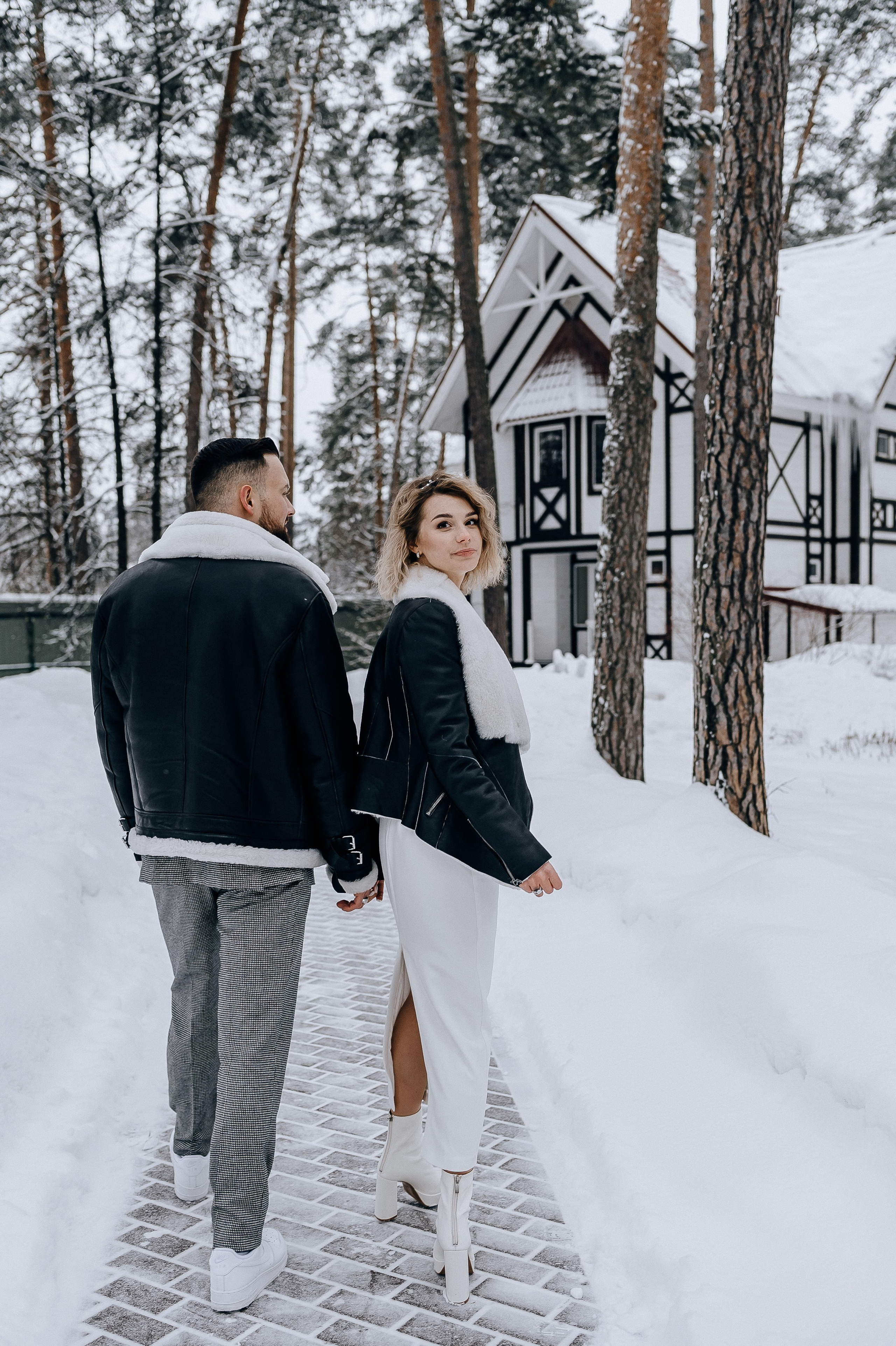 Где сделать свадебную фотосессию зимой в Москве. Свадебный фотограф Москва — Сергей и Татьяна