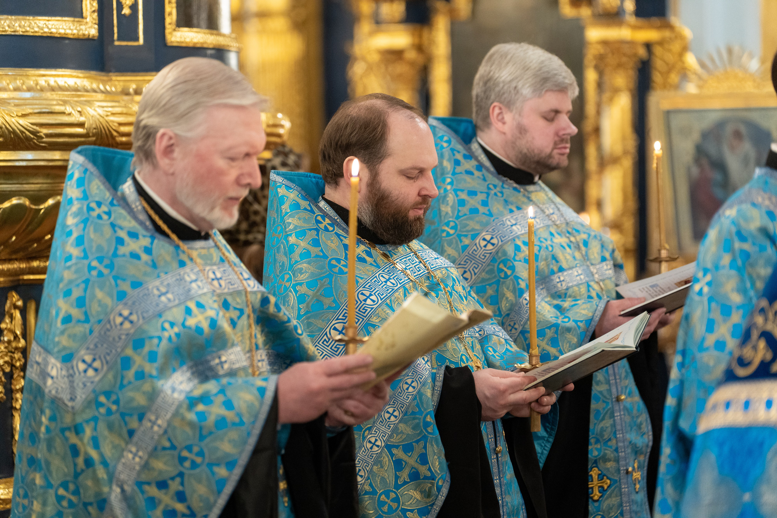 Утреня с акафистом Пресвятой Богородице. НИКОЛО-БОГОЯВЛЕНСКИЙ МОРСКОЙ СОБОР