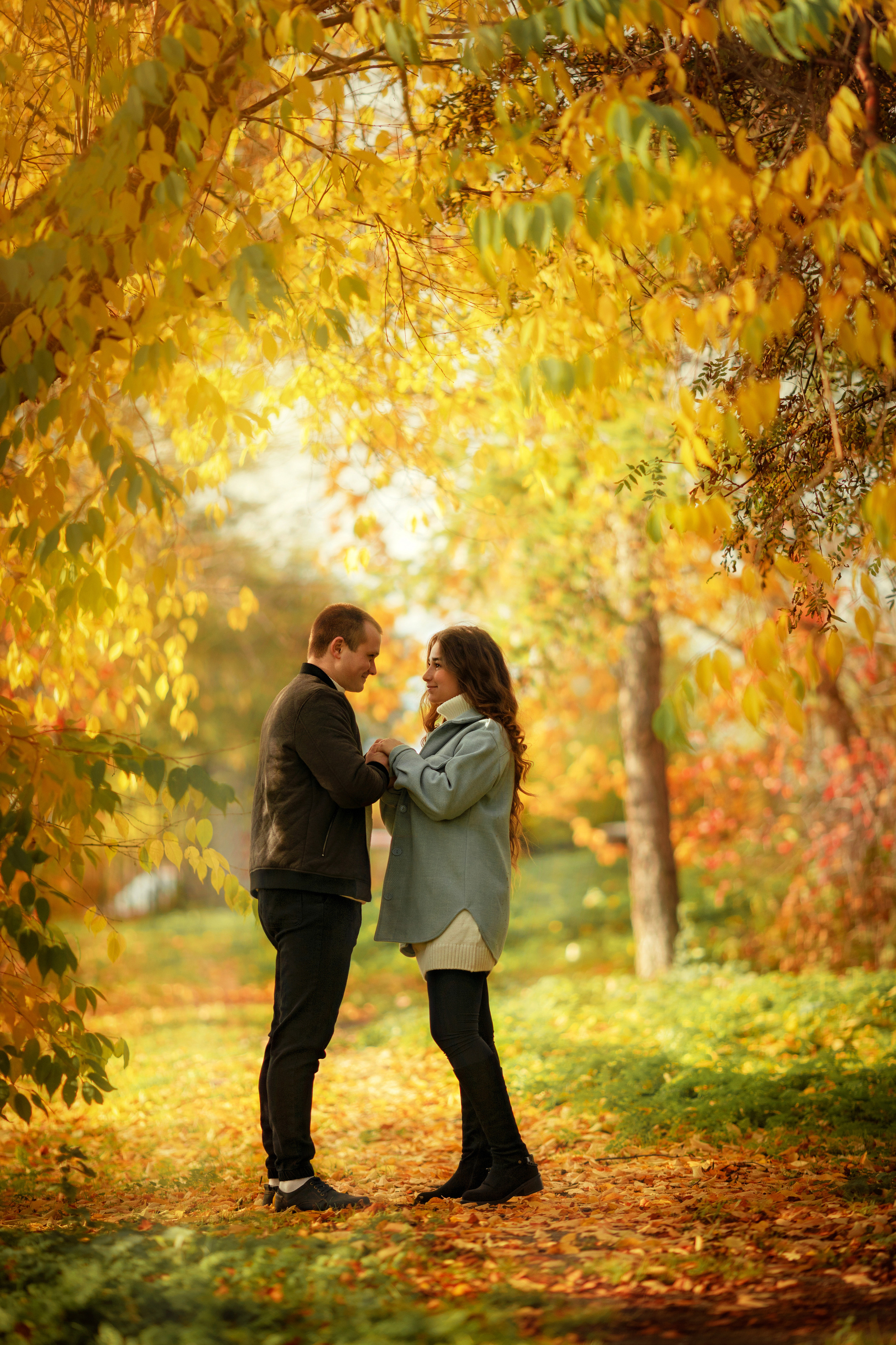 Осенняя романтика. Семейная фотосессия. Фотографы в Кандалакше Олеся и Юрий. Мурманская область, Россия
