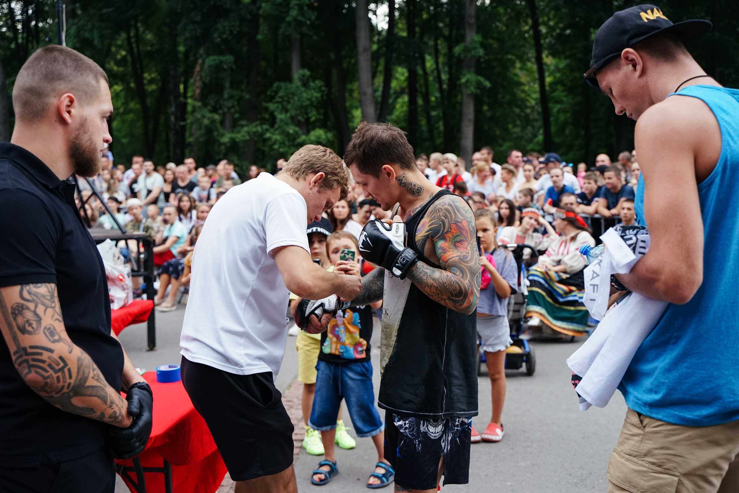 Вечер боев в ЦПКиО. Фотограф Надежда Погребняк | Рязань | Москва