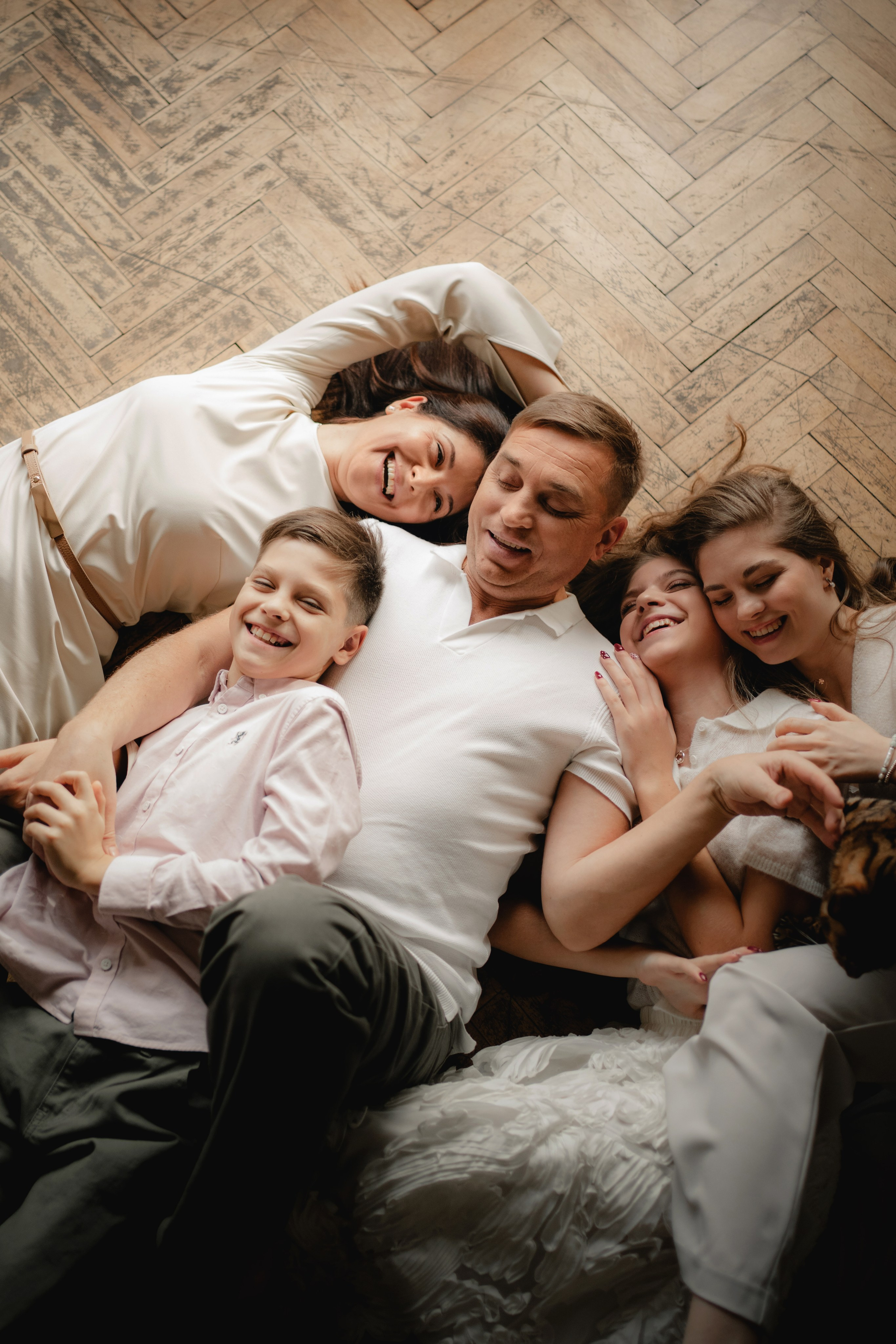 Семейная фотосессия в студии Домодедово. Семейный фотограф в Москве и в Домодедово Екатерина Патракова