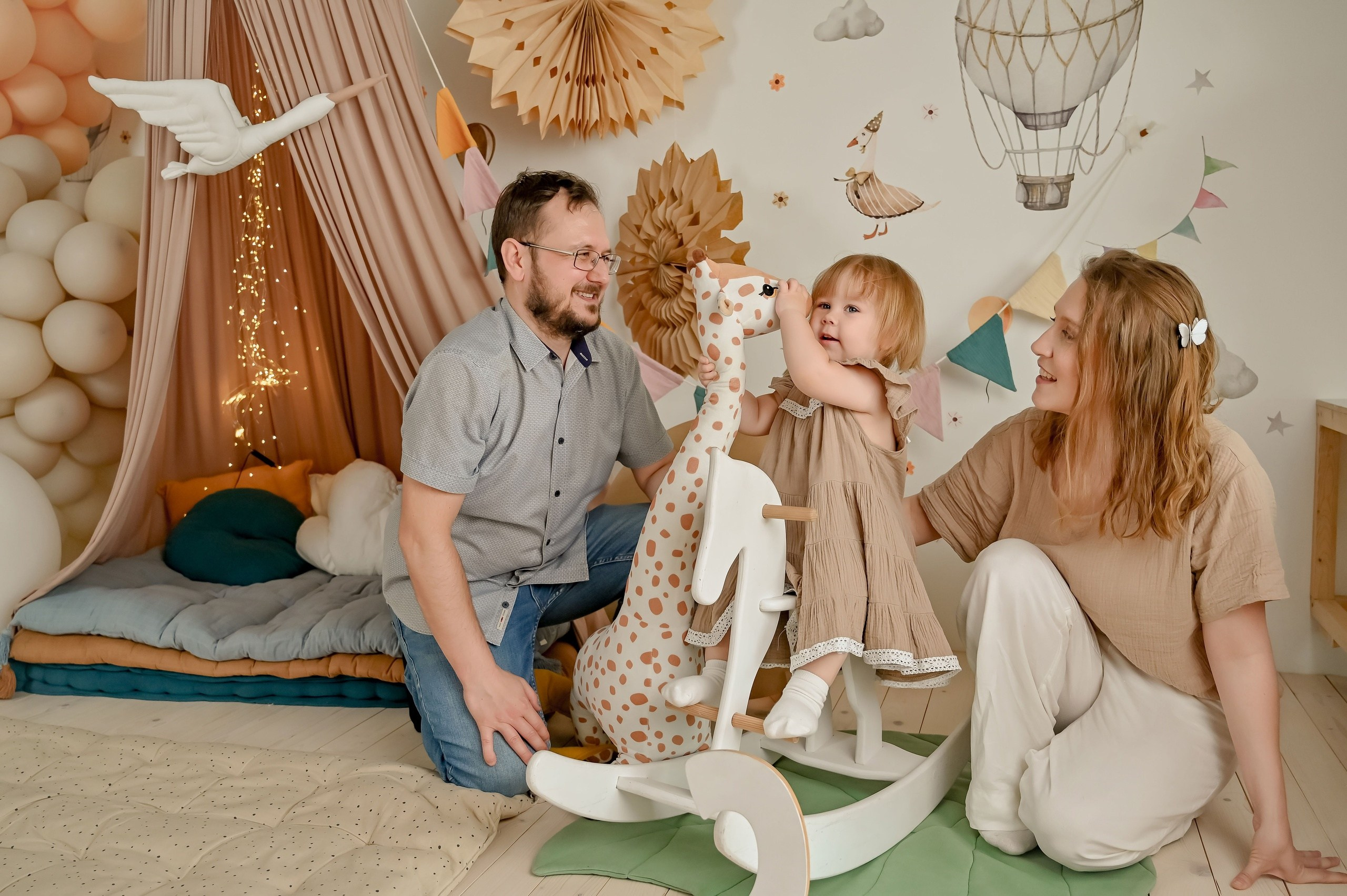 Студийная фотоссессия, 2 годика. Семейный и свадебный фотограф в г. Уфа Динара