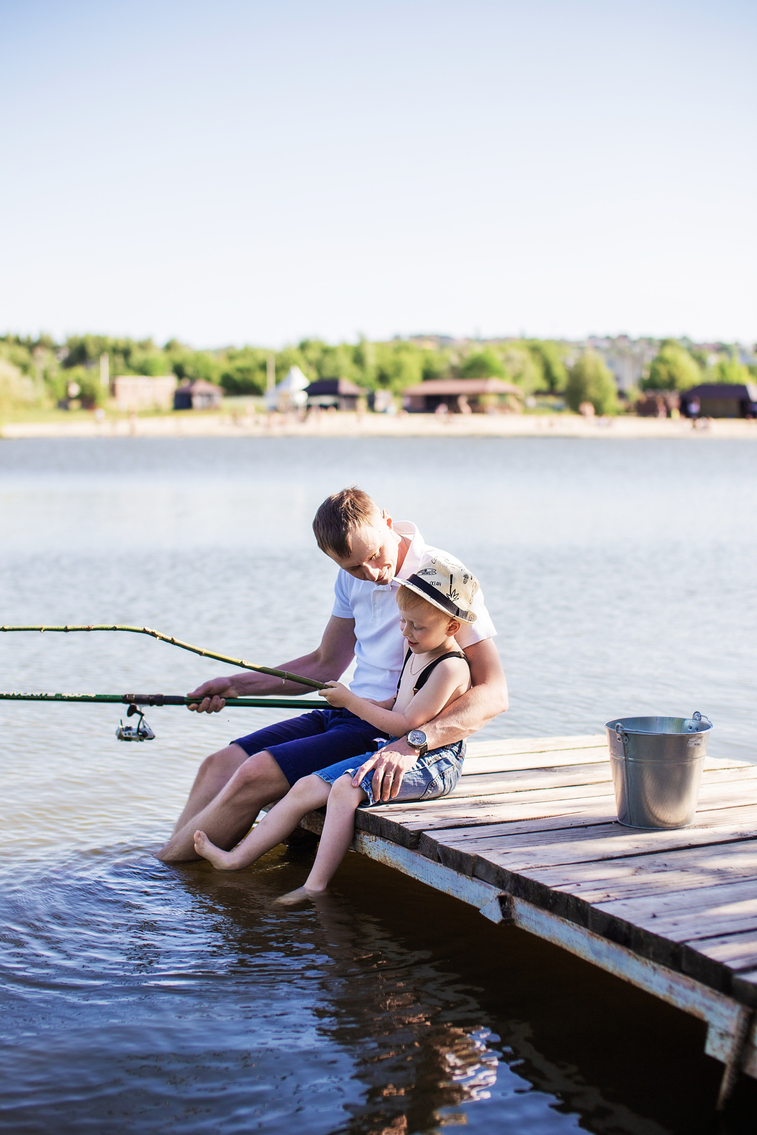 На рыбалке. Семейный фотограф в Саратове