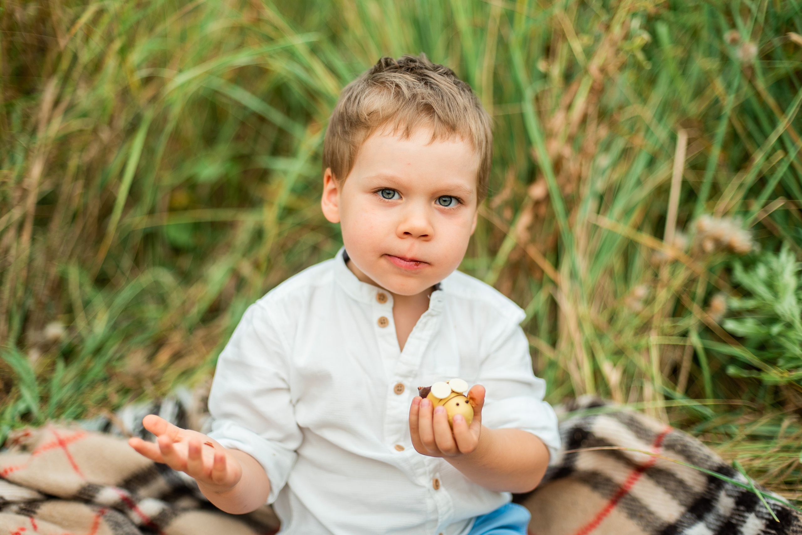 В поле. Фотограф Юлия Попова