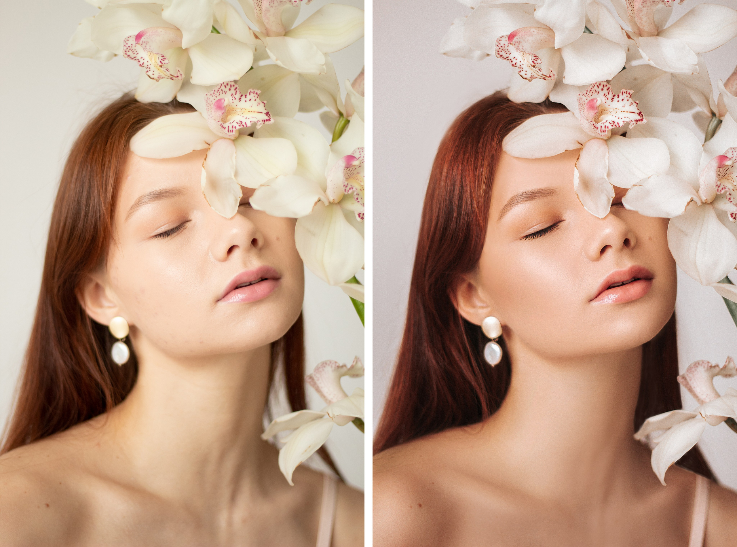 Ретушь до и после. Семейный и женский фотограф в Екатеринбурге Светлана Фиризен