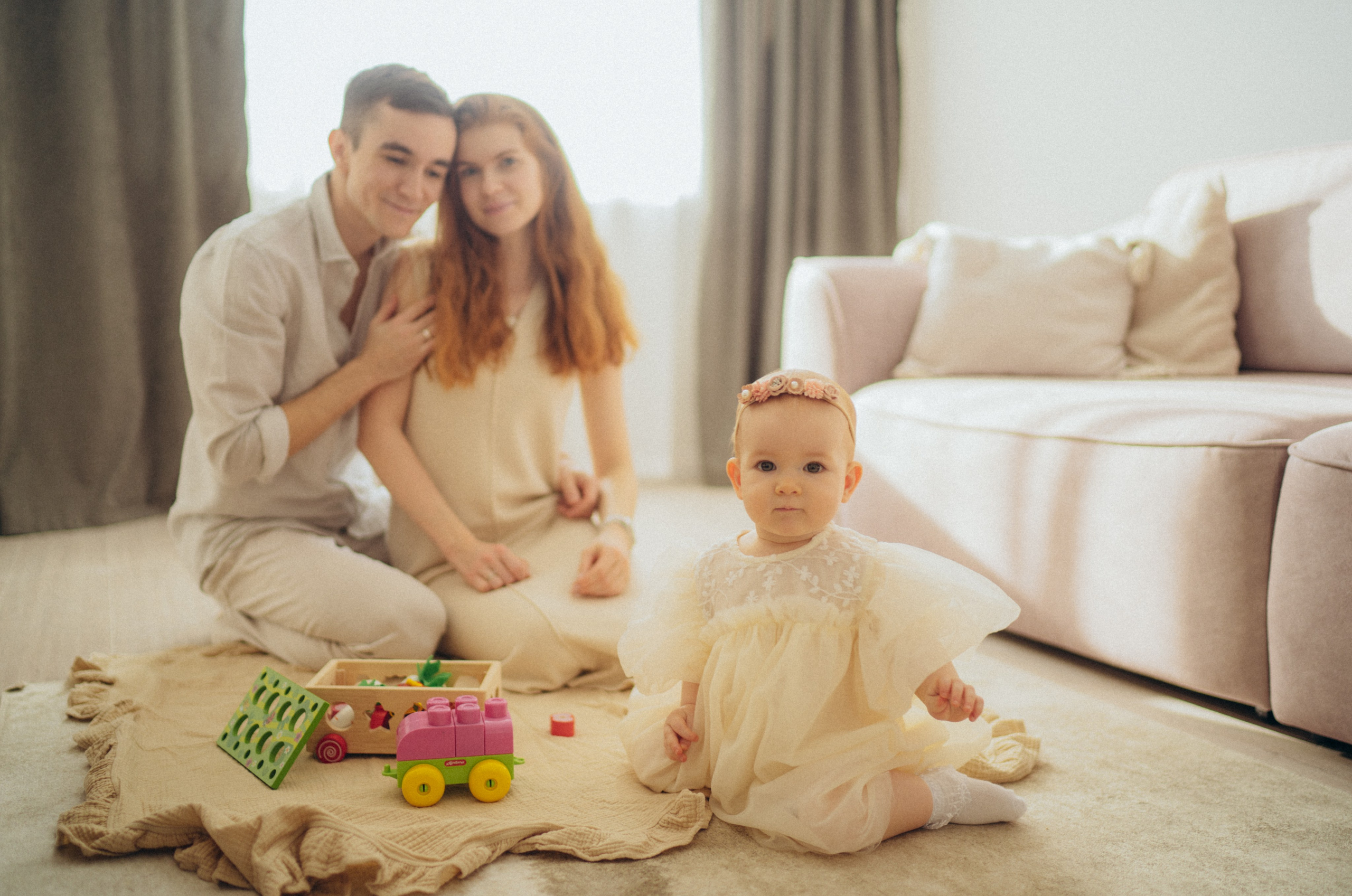 Самый первый день рождения. Семейный фотограф в Москве Елена Гильманова